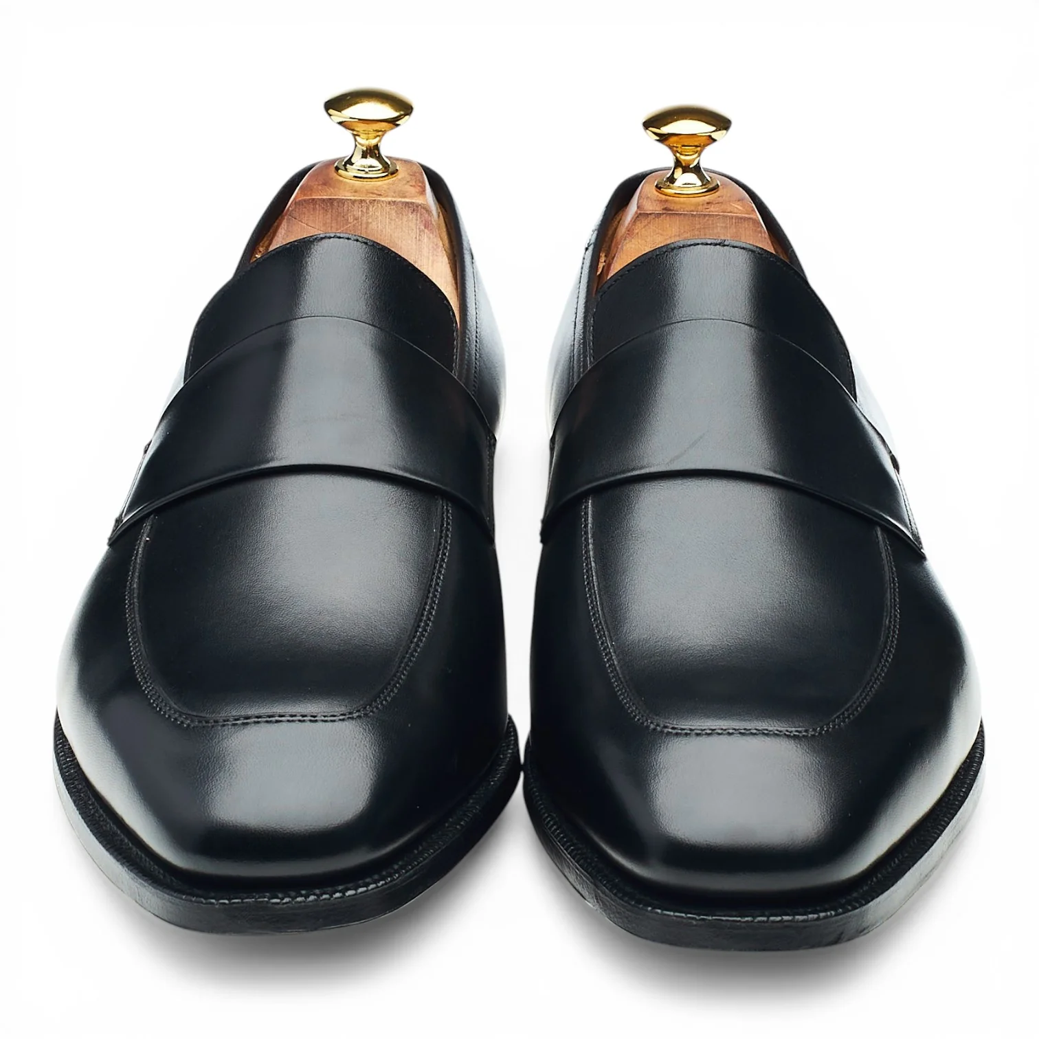 Richard James 'Walton' Black Leather Loafers UK 10.5 E - Image 2