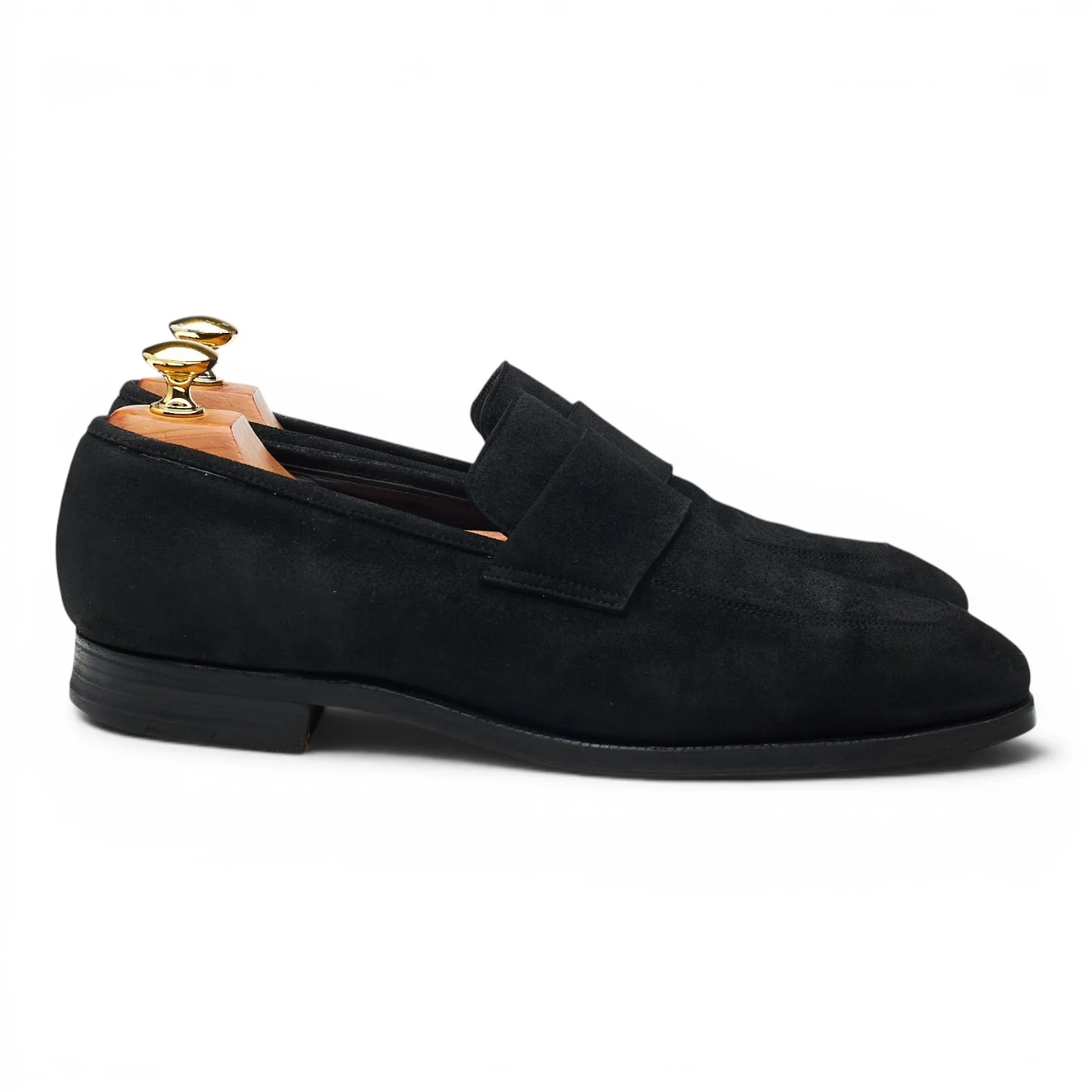 Richard James 'Walton' Black Suede Loafers UK 8.5 E