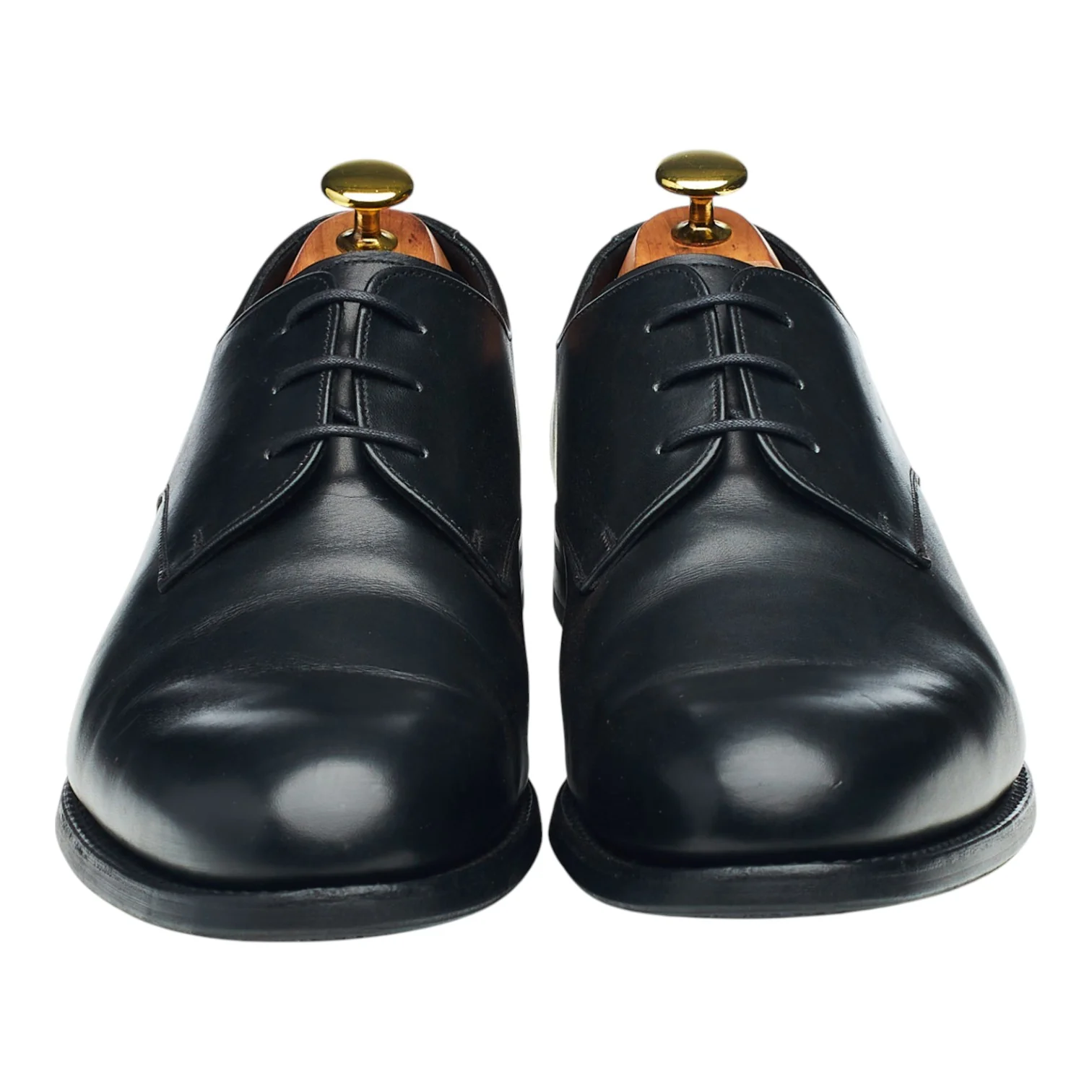 'Riches' Black Leather Derby UK 8.5 G - Image 2