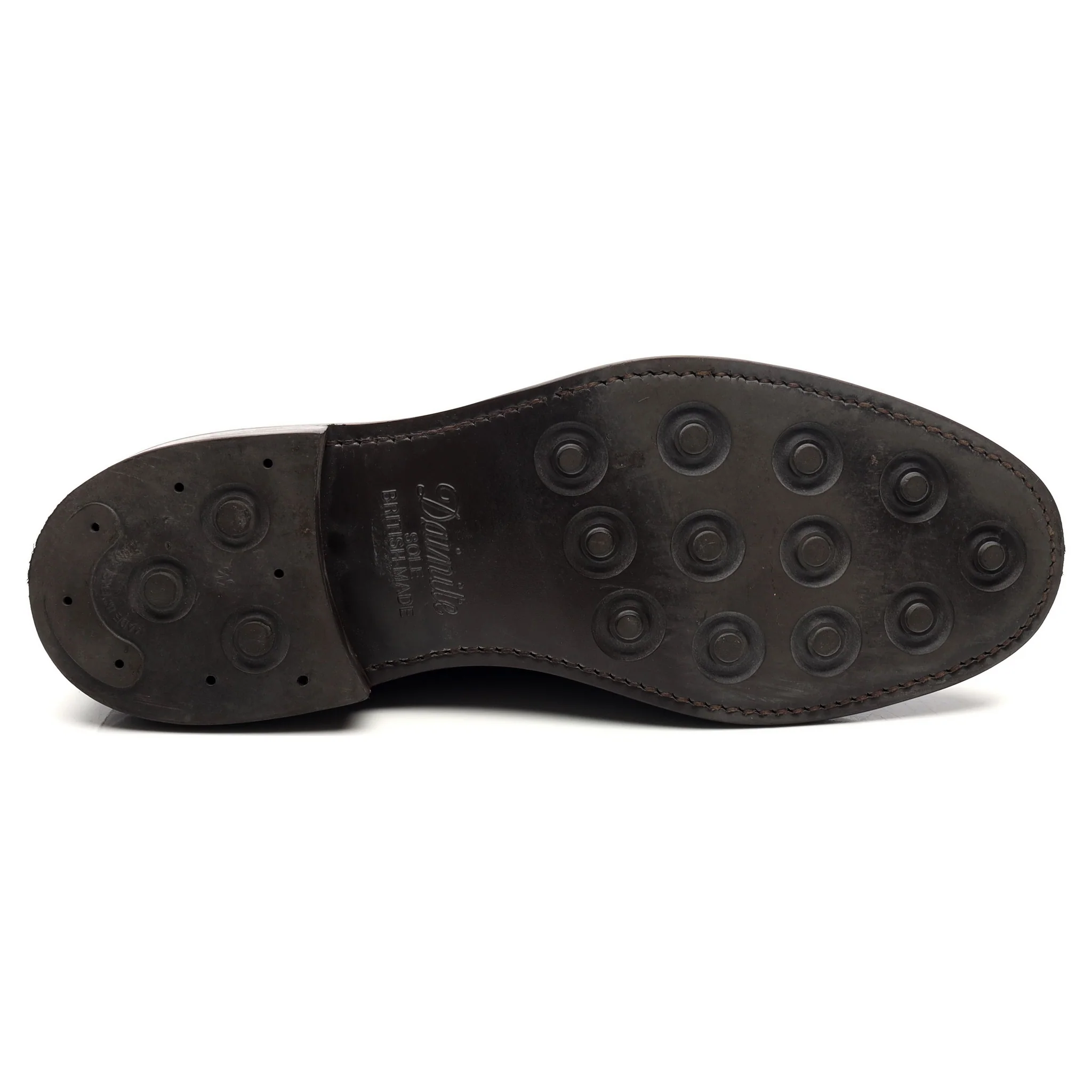 'Robert' Burgundy Museum Leather Derby UK 10 - Image 11
