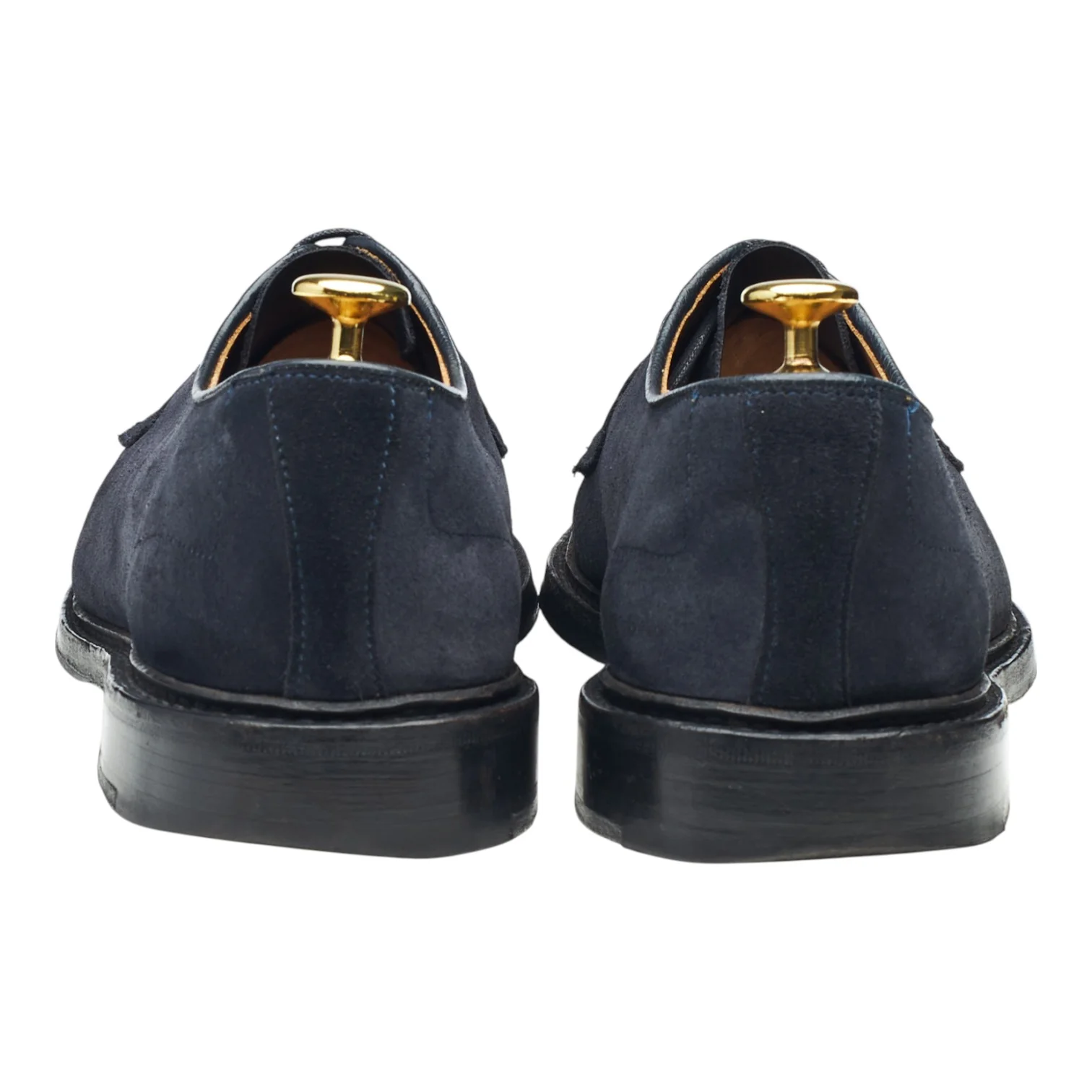 'Robert' Navy Blue Suede Derby UK 8.5 - Image 4