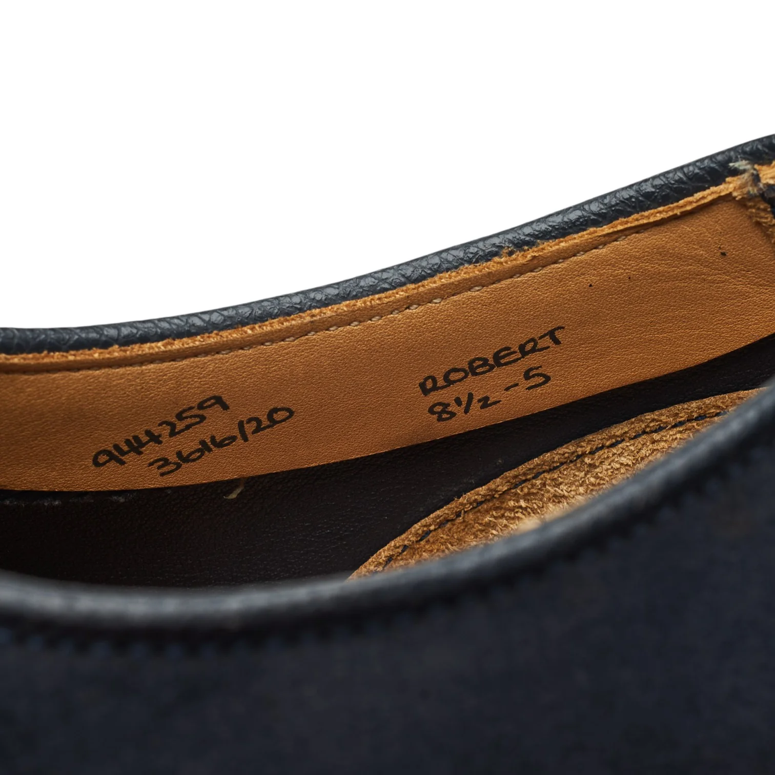 'Robert' Navy Blue Suede Derby UK 8.5 - Image 7