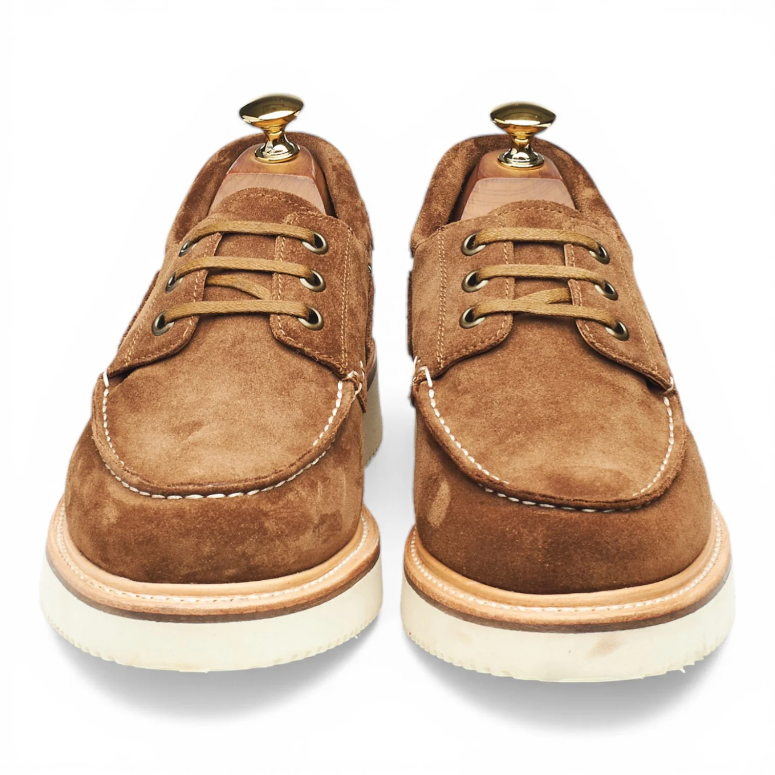 'Rockland' Snuff Brown Suede Boat Shoes UK 7 - Image 2