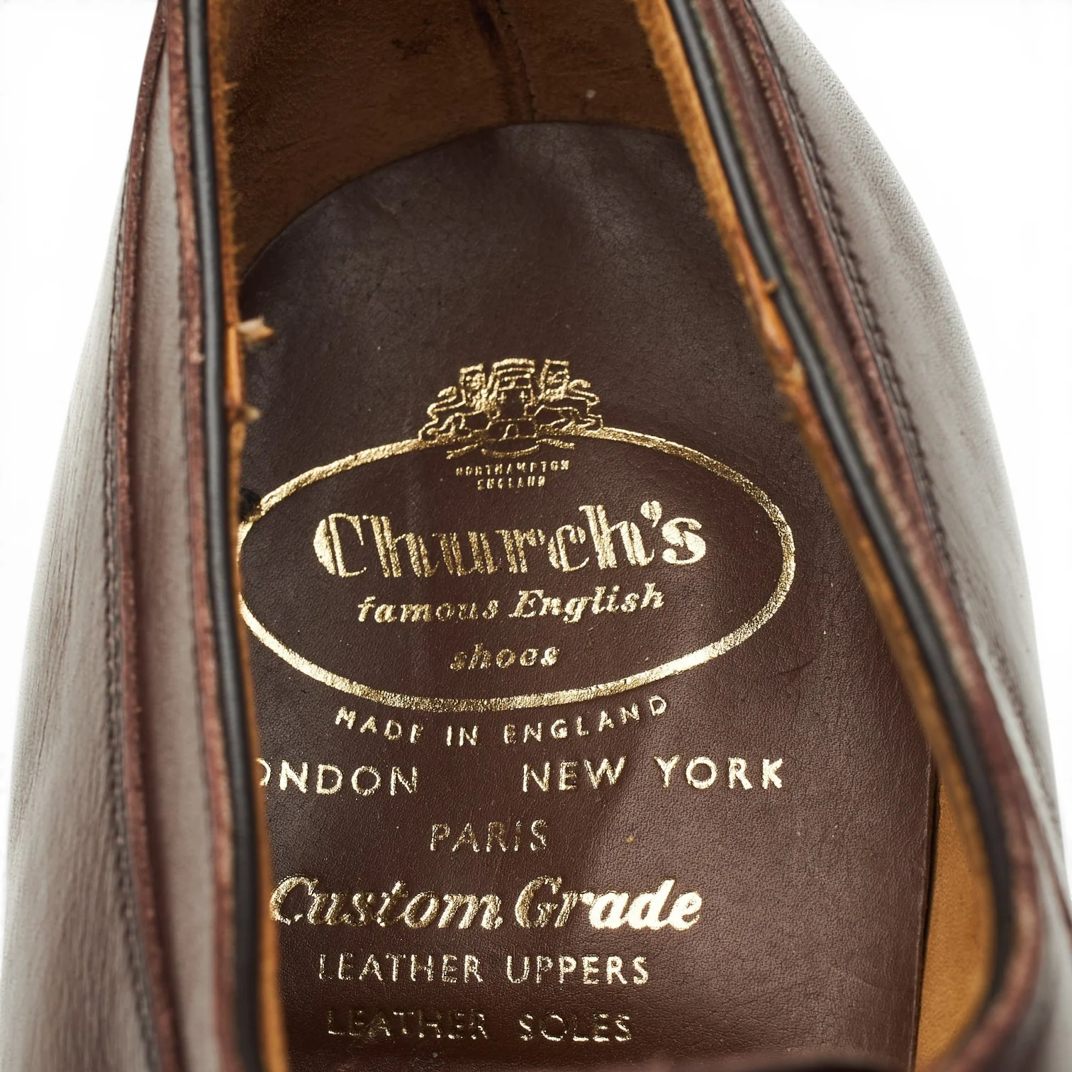 'Roxburgh' Dark Brown Leather Split Toe Derby UK 7 F - Image 6