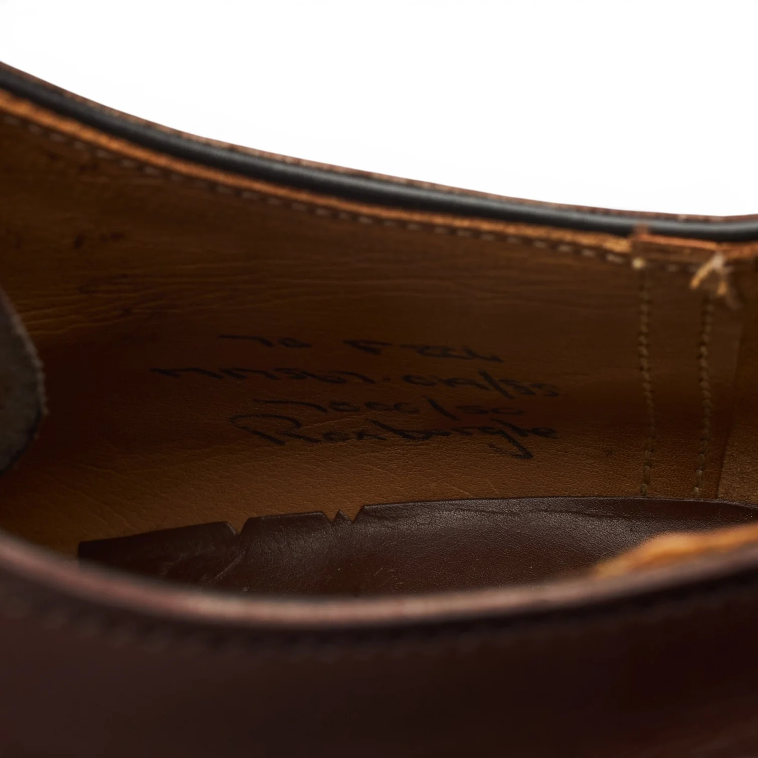 'Roxburgh' Dark Brown Leather Split Toe Derby UK 7 F - Image 7