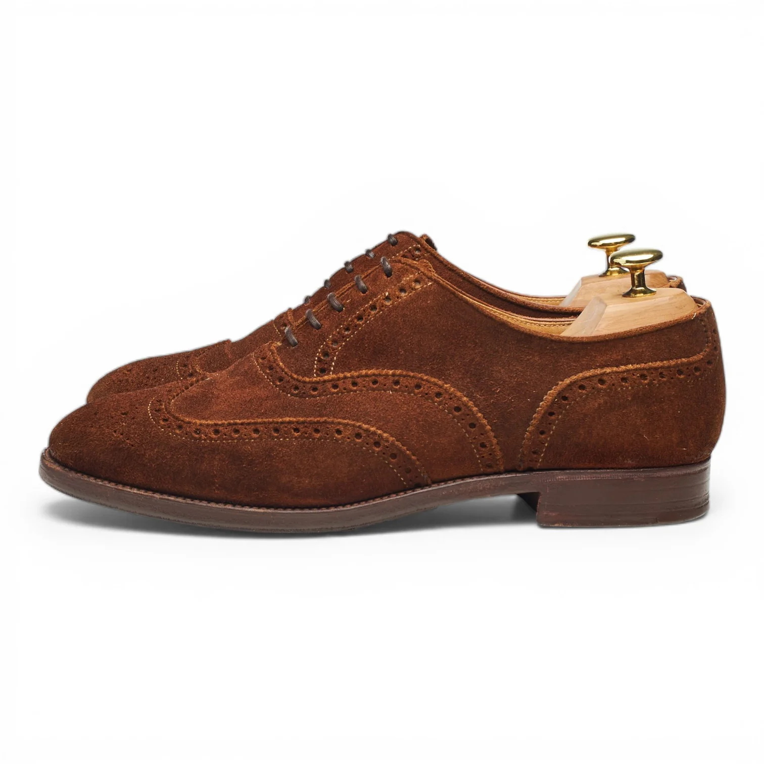 'Roxburgh' Snuff Brown Suede Oxford Brogues UK 8 E - Image 3