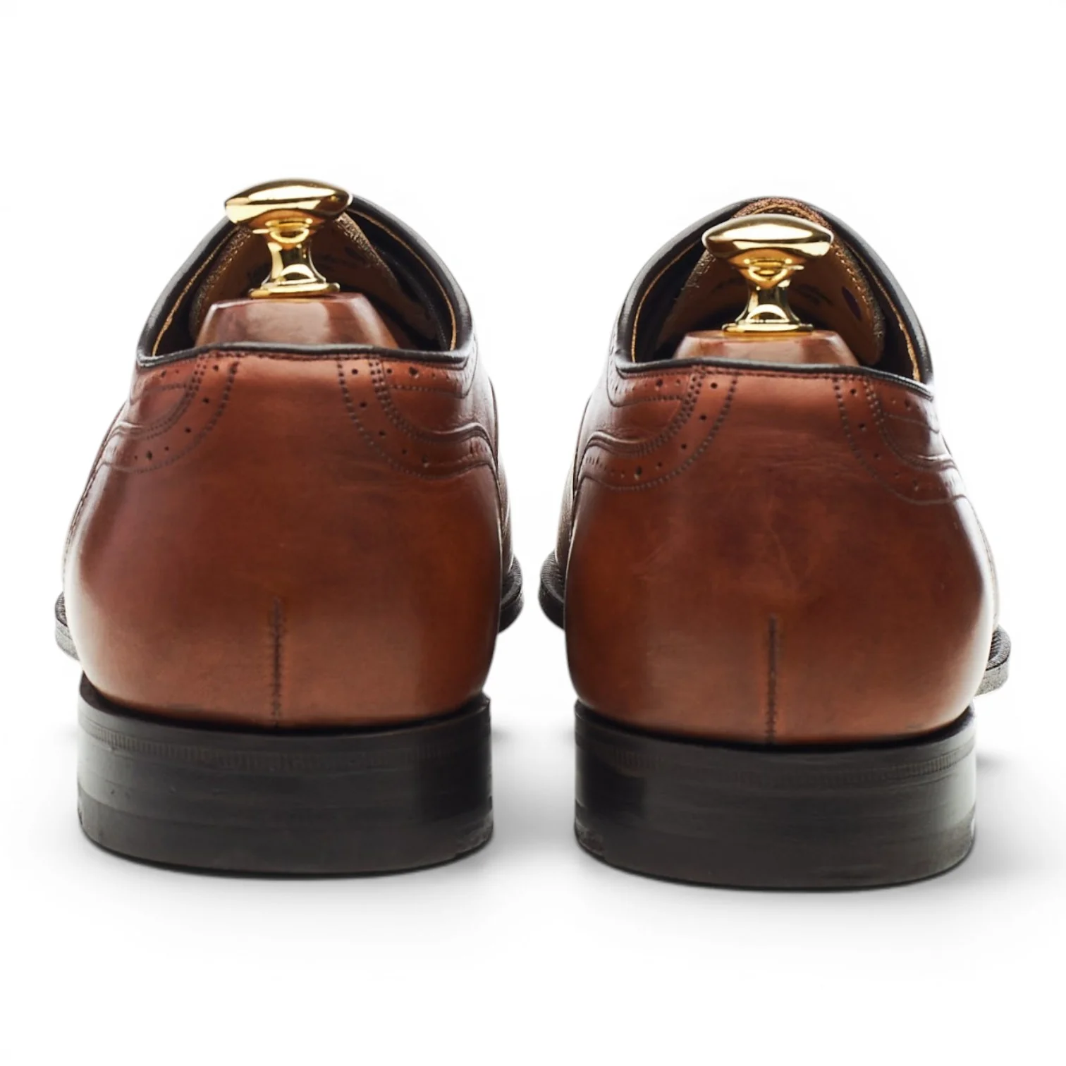 Royal Collection Brown Leather Oxford Brogues UK 9 F - Image 4