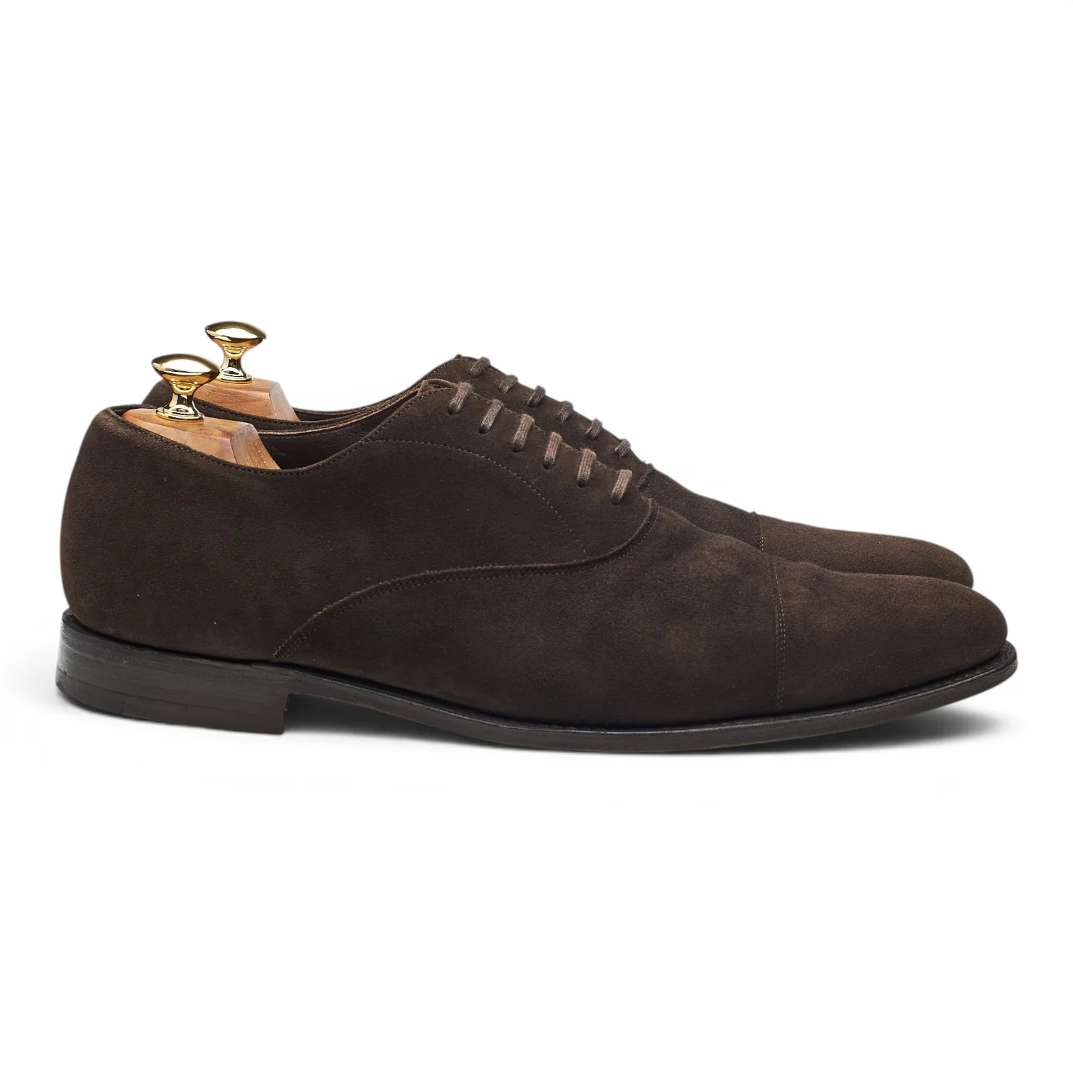 Royal Collection Dark Brown Suede Oxford UK 10.5 F