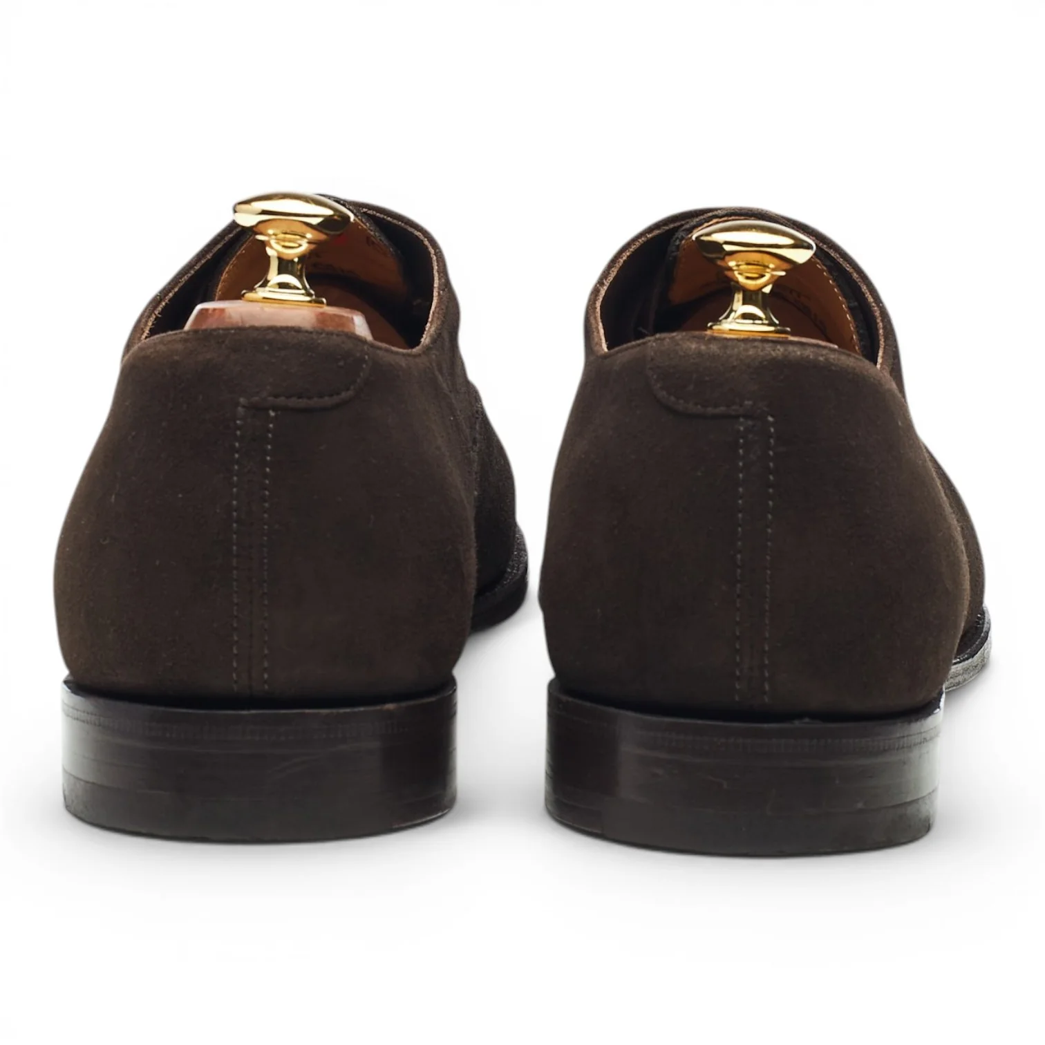 Royal Collection Dark Brown Suede Oxford UK 10.5 F - Image 4