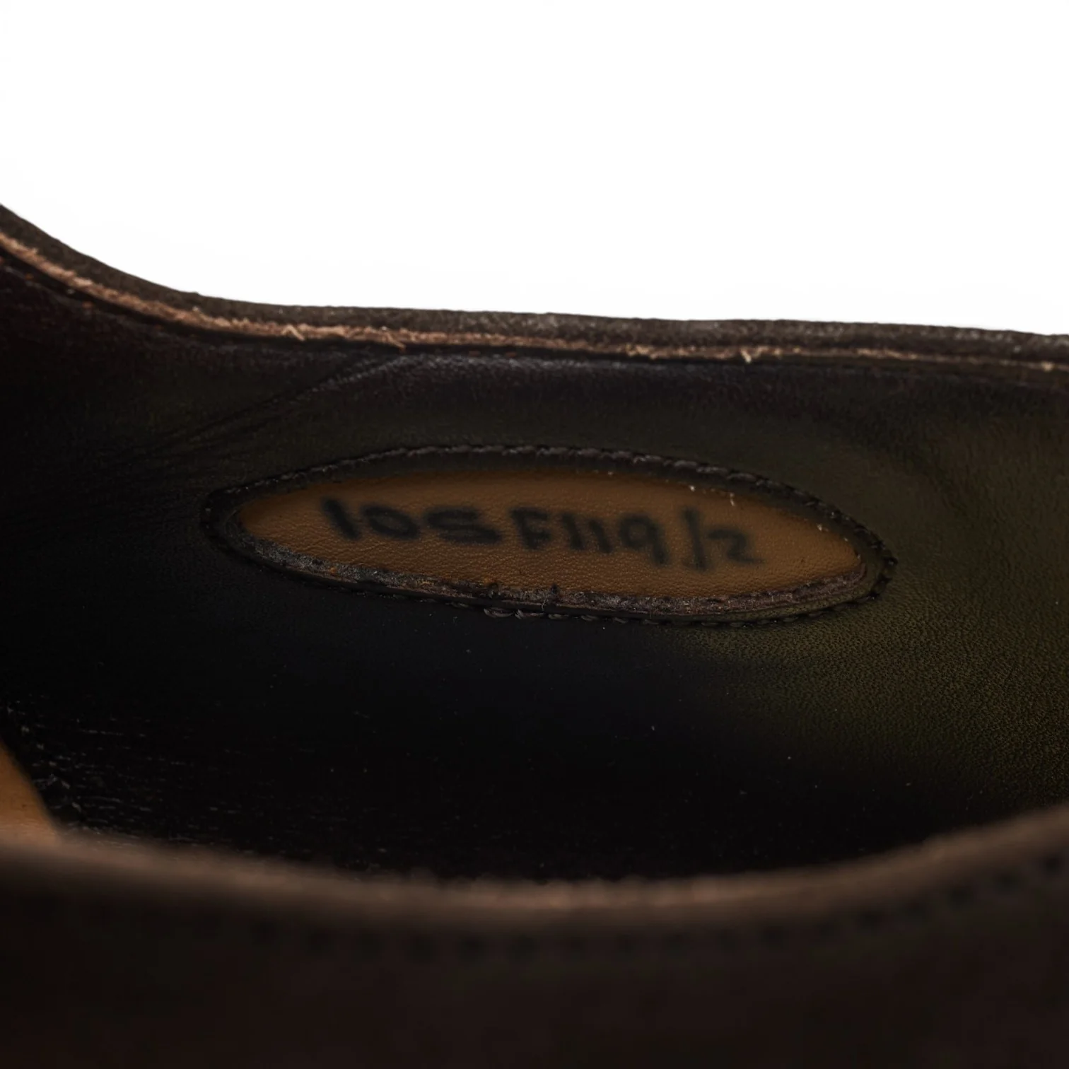 Royal Collection Dark Brown Suede Oxford UK 10.5 F - Image 7
