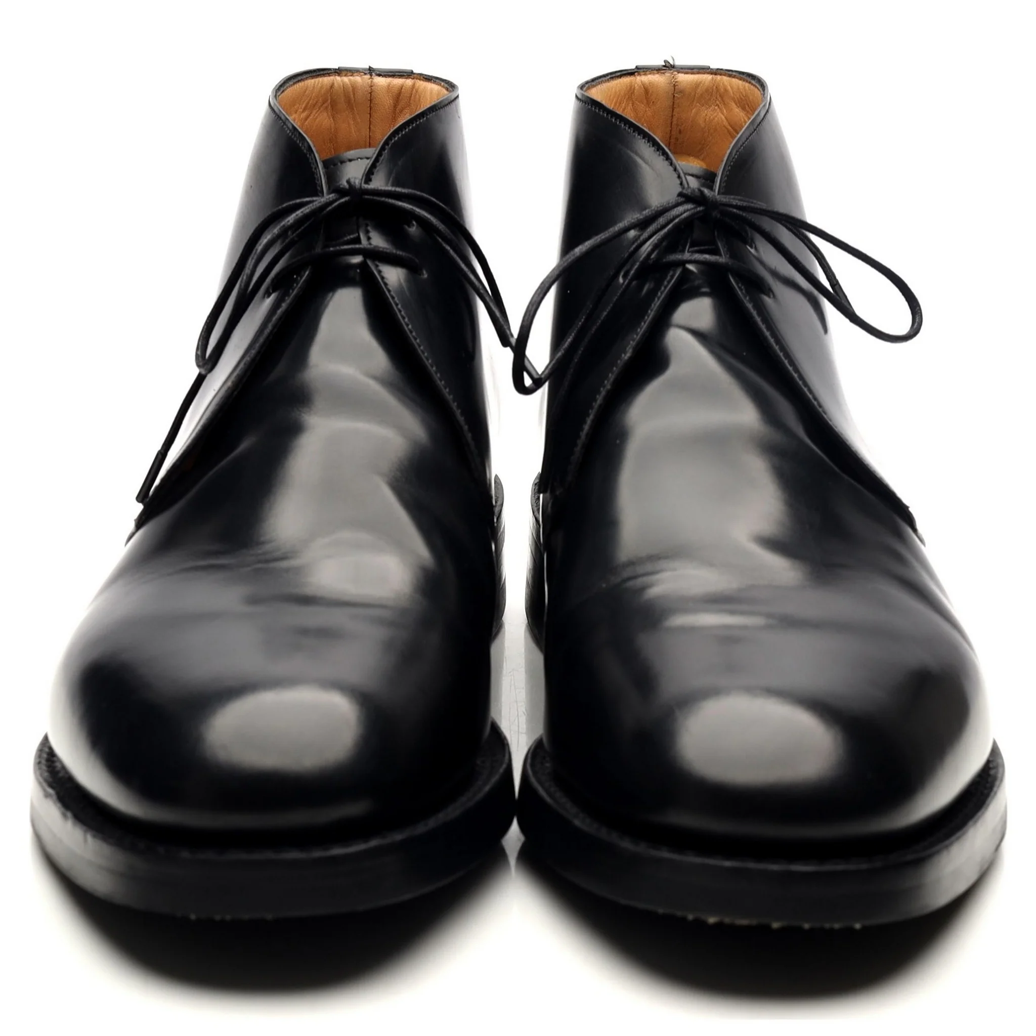 'Ryder 3' Black Leather Chukka Boots UK 9 G - Image 8