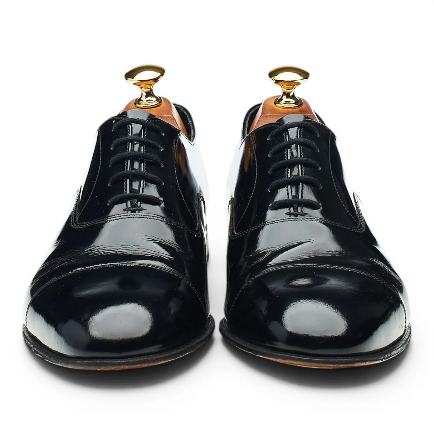 'Sackville' Black Patent Leather Oxford UK 6.5 F - Image 2