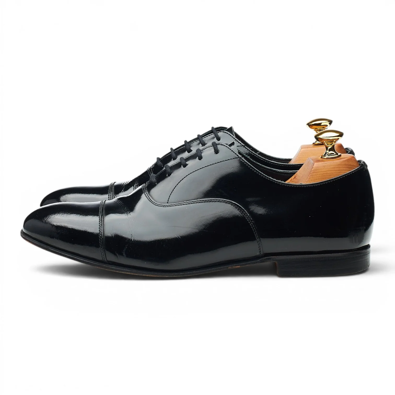 'Sackville' Black Patent Leather Oxford UK 6.5 F - Image 3