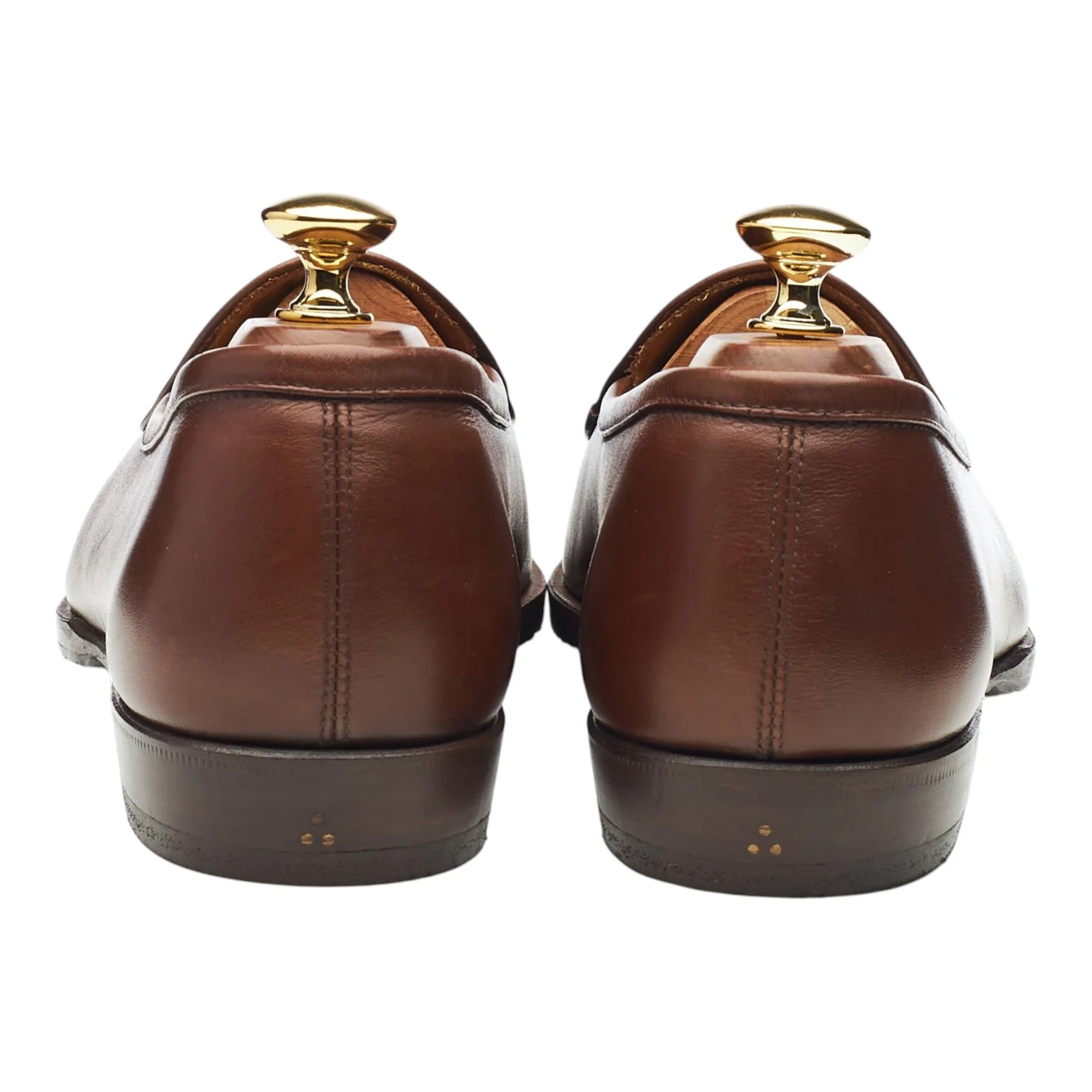 'Sagan Classic' Brown Leather Tassel Loafers UK 7 / UK 7.5 - Image 4