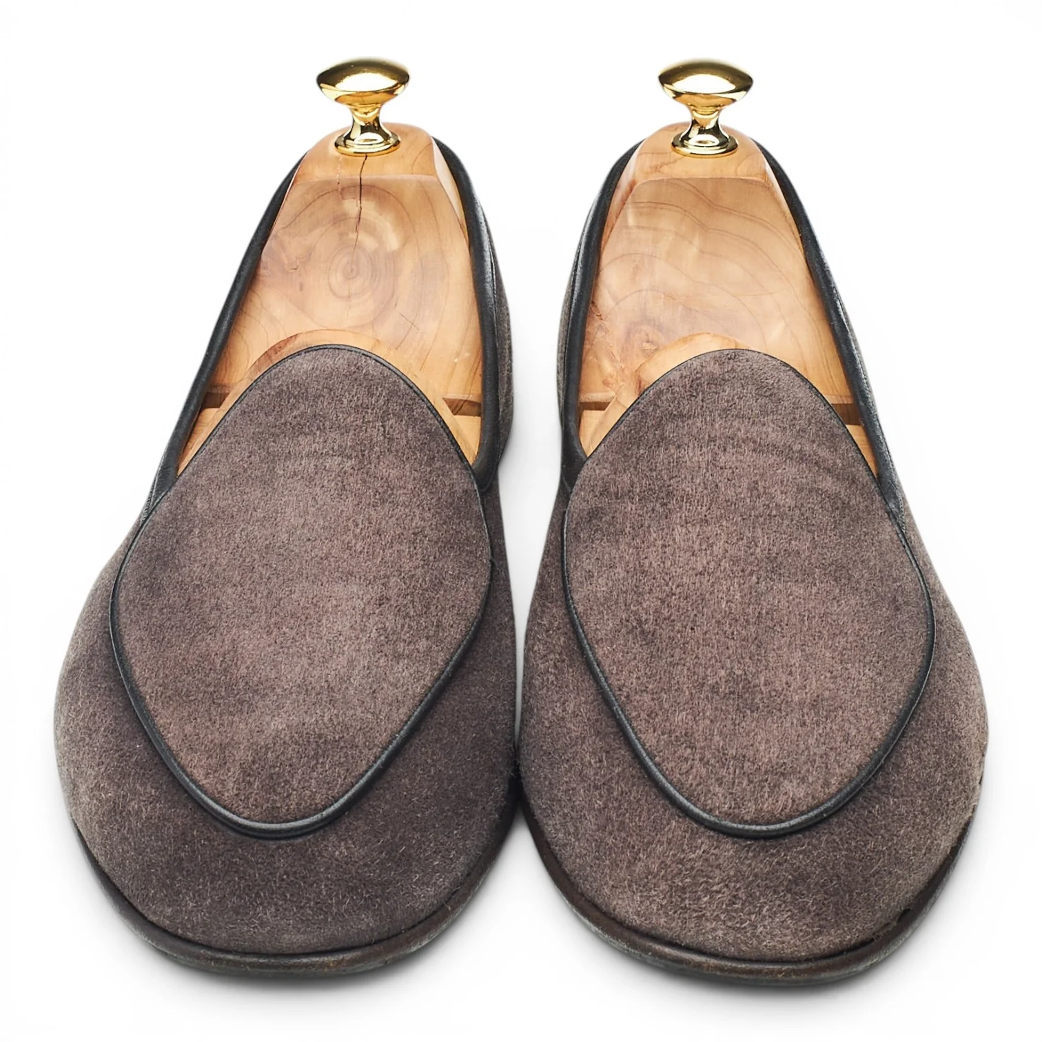 'Sagan Classic' Grey Suede Slip On Loafers UK 11 / UK 11.5 - Image 2