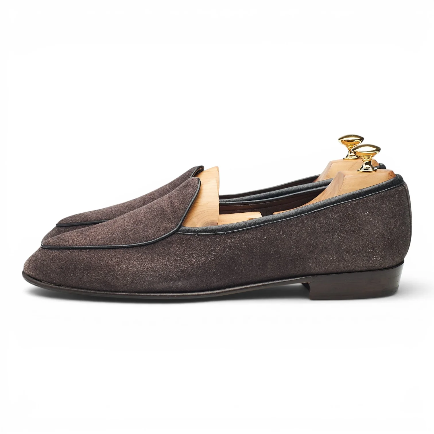 'Sagan Classic' Grey Suede Slip On Loafers UK 11 / UK 11.5 - Image 3