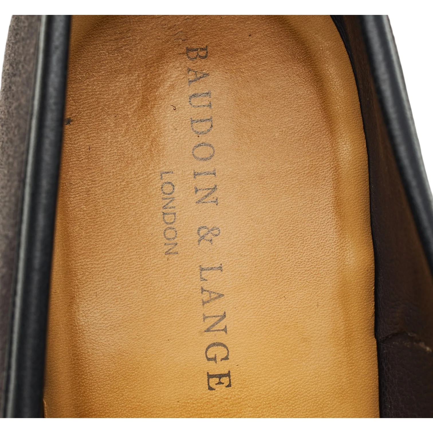 'Sagan Classic' Grey Suede Slip On Loafers UK 11 / UK 11.5 - Image 6