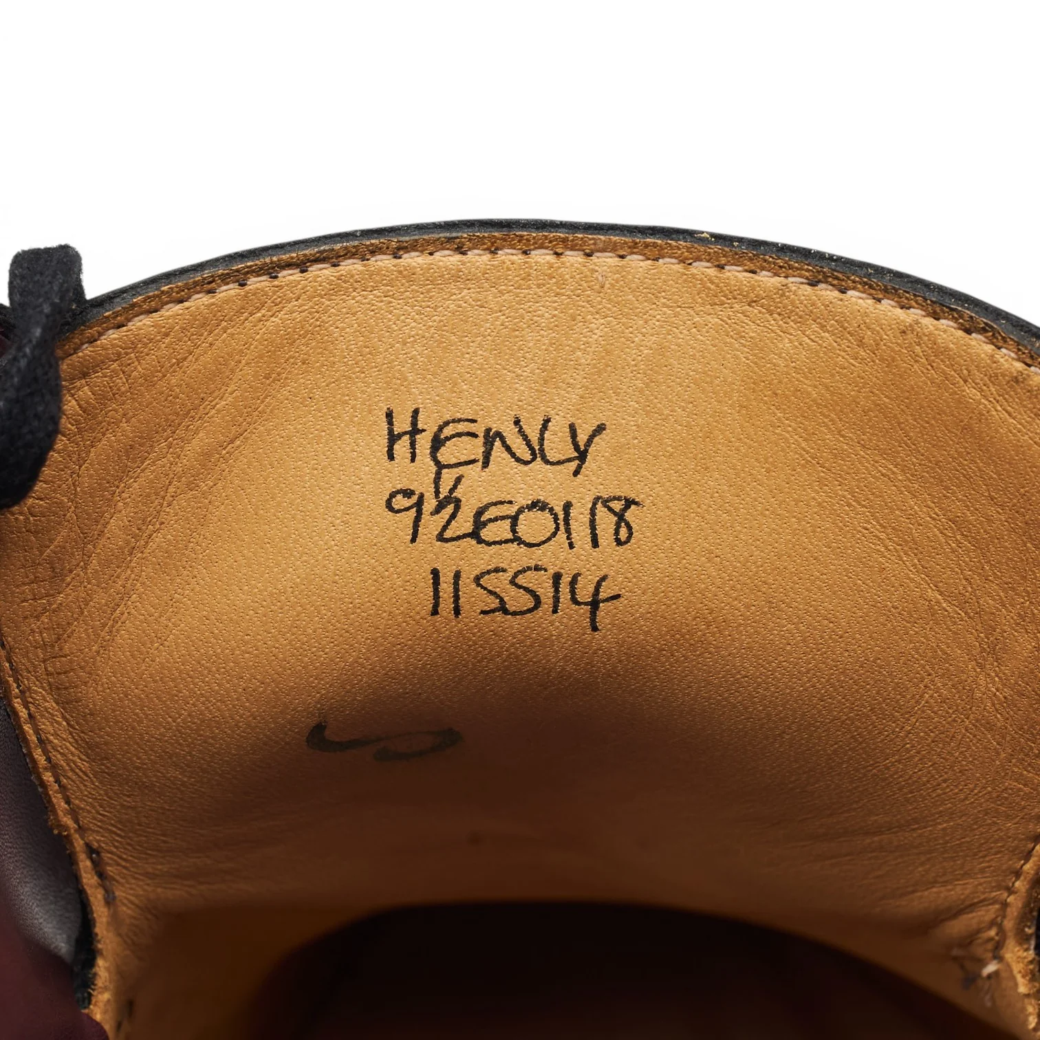 Saint Crépin 2022 'Henley' Oxblood Leather Derby UK 9.5 E - Image 7