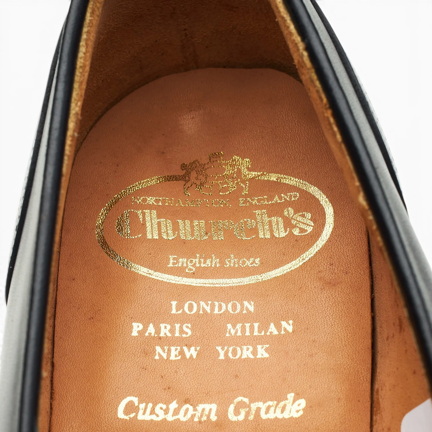 'Salisbury' Black Leather Loafers UK 6 G - Image 6