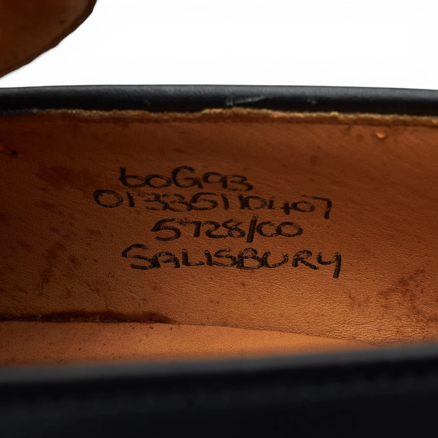 'Salisbury' Black Leather Loafers UK 6 G - Image 7