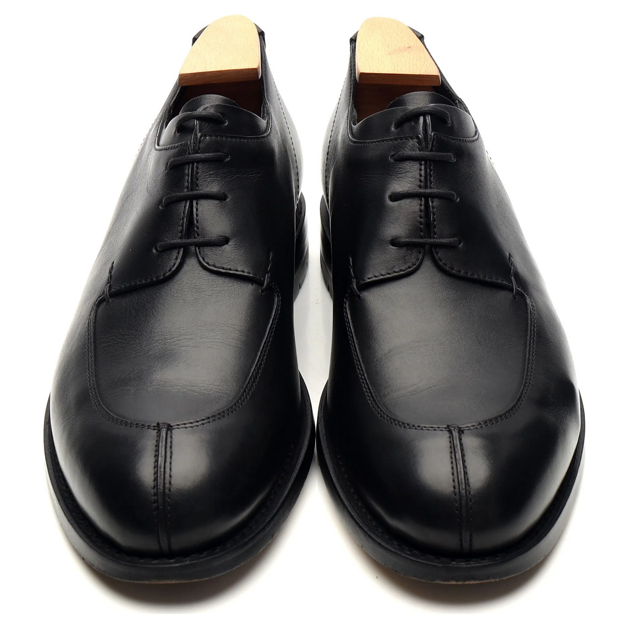 Women's 'Salvia' Black Leather Split Toe Derby UK 8 - Image 2