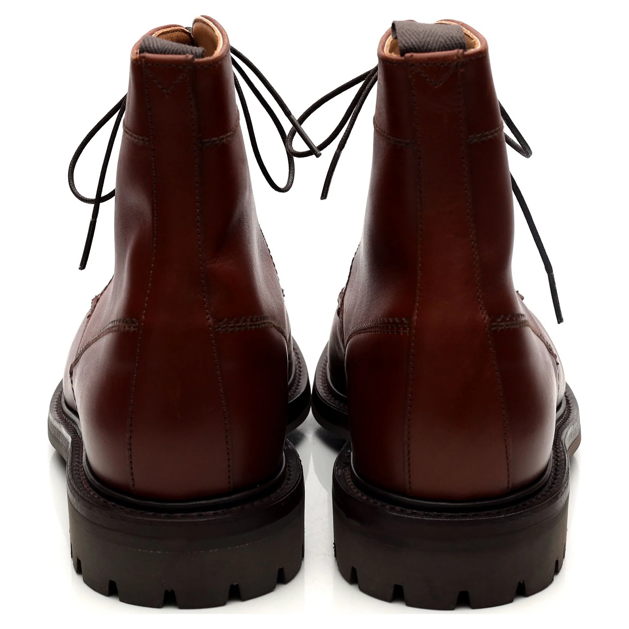 'Kelso' Brown Leather Boots UK 9 F - Image 4