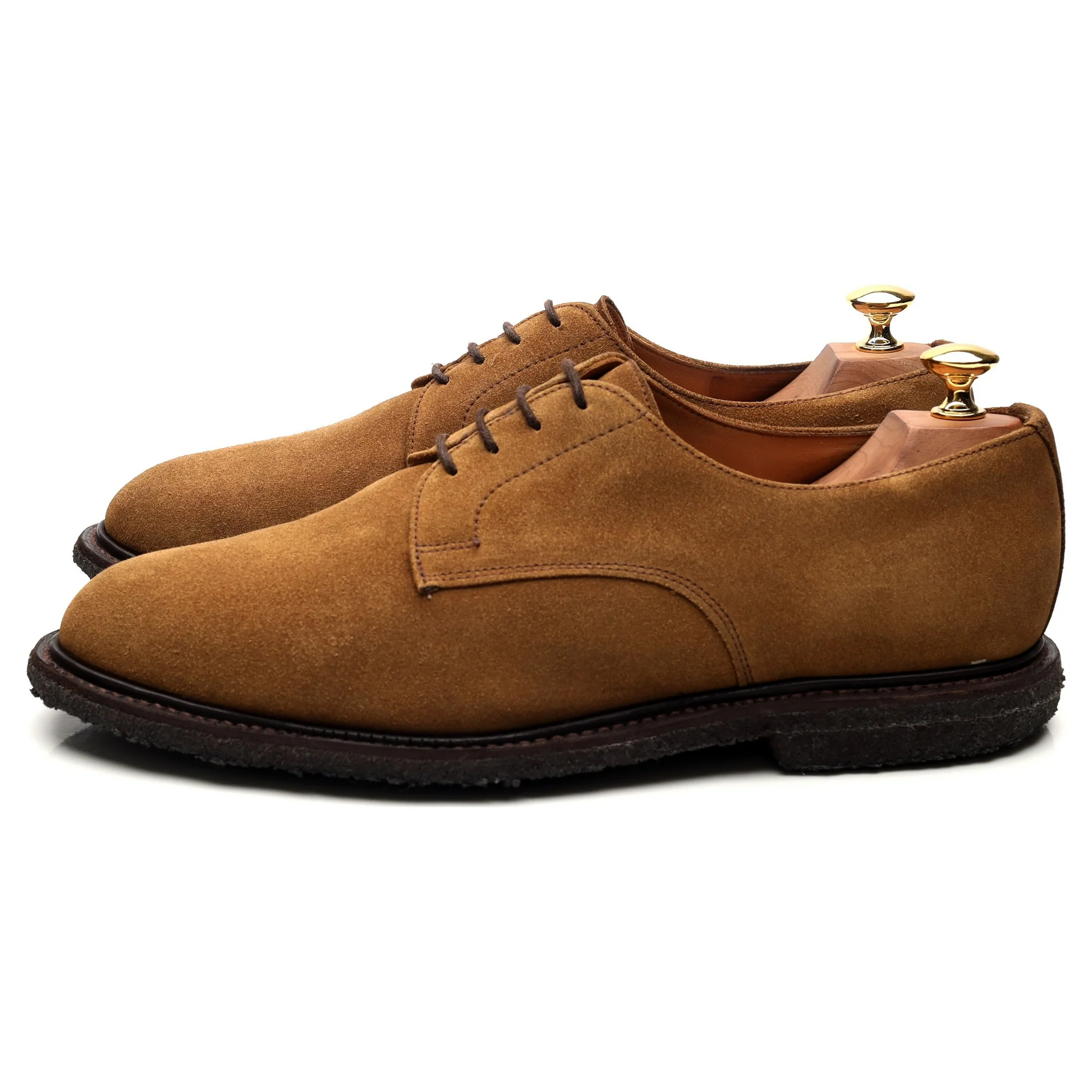 'Archie' Tan Brown Suede Derby UK 9.5 - Image 2