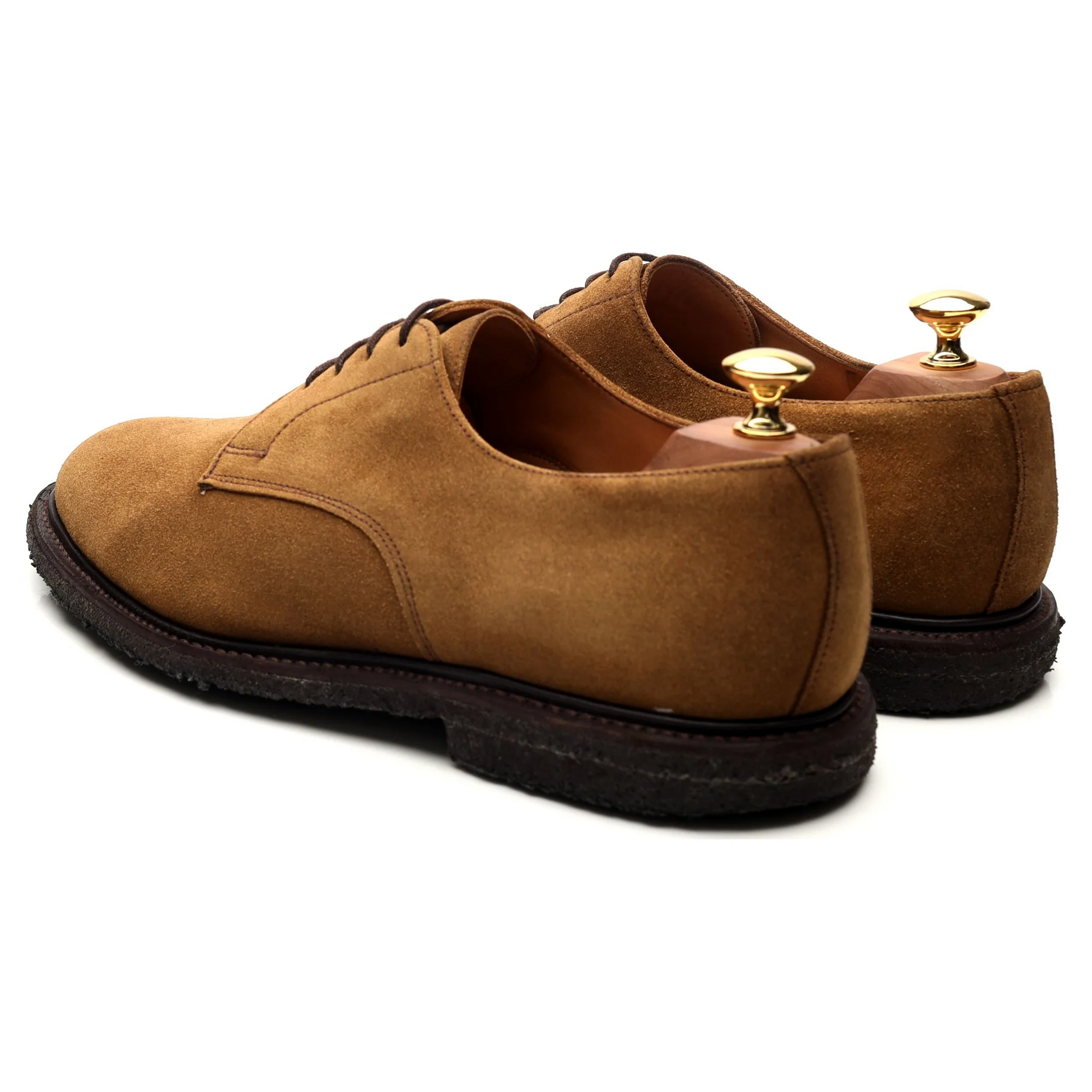 'Archie' Tan Brown Suede Derby UK 9.5 - Image 3