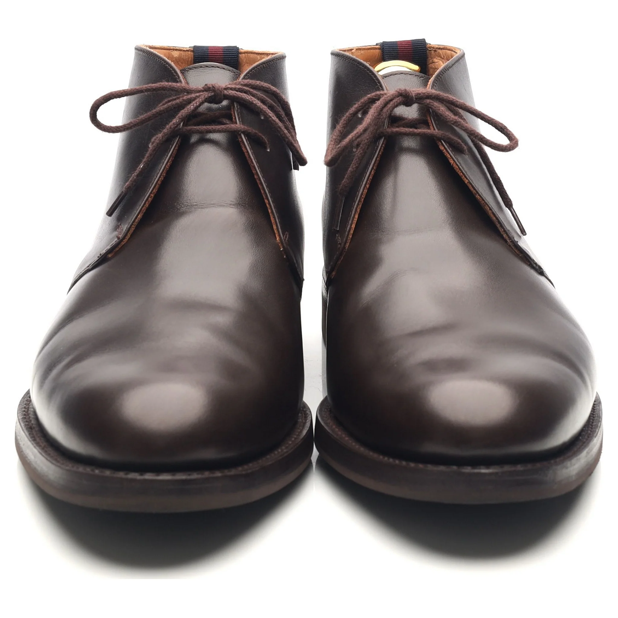 'Dublin' Dark Brown Leather Chukka Boots UK 9.5 F - Image 8