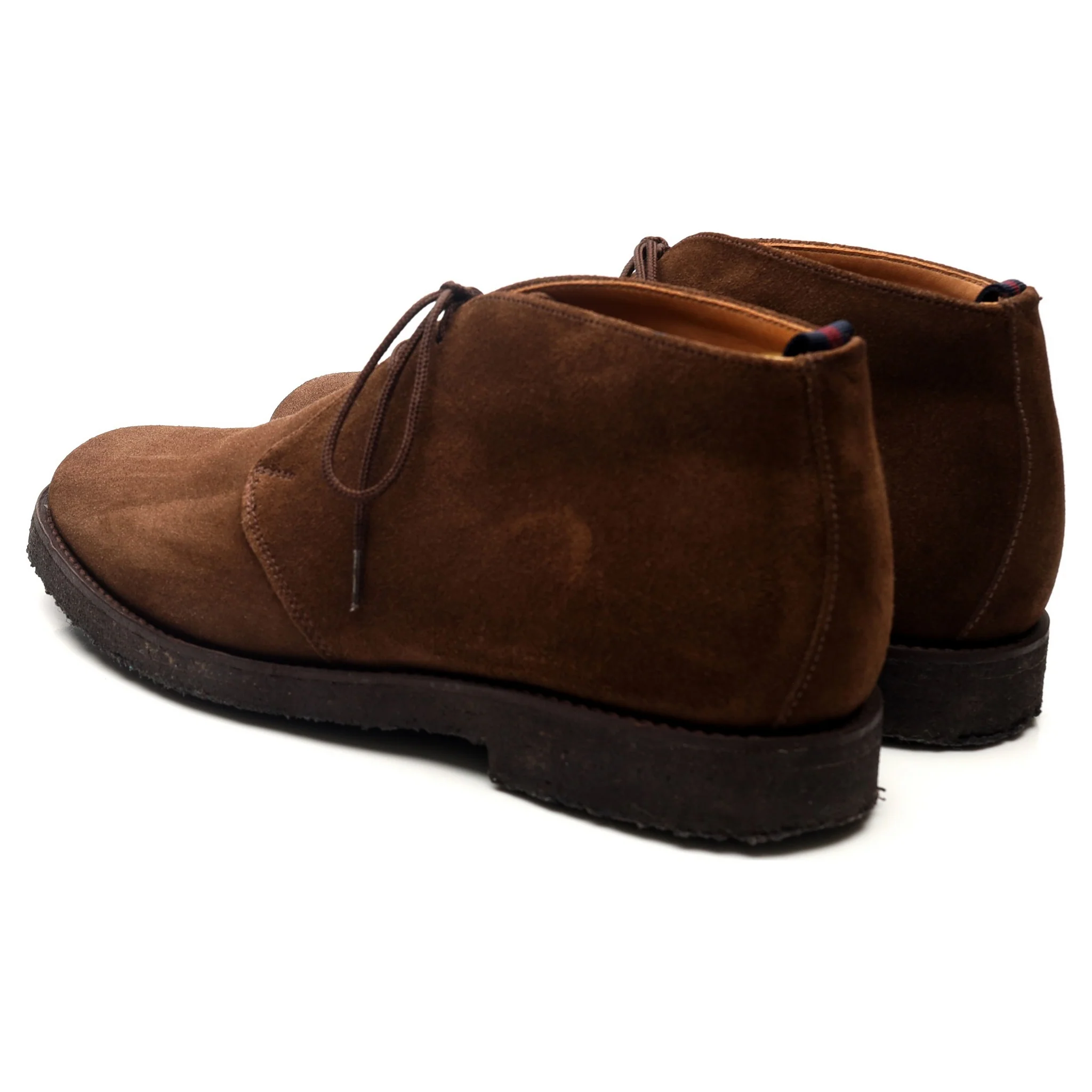 'Finley' Brown Suede Chukka Boots UK 8 F - Image 3