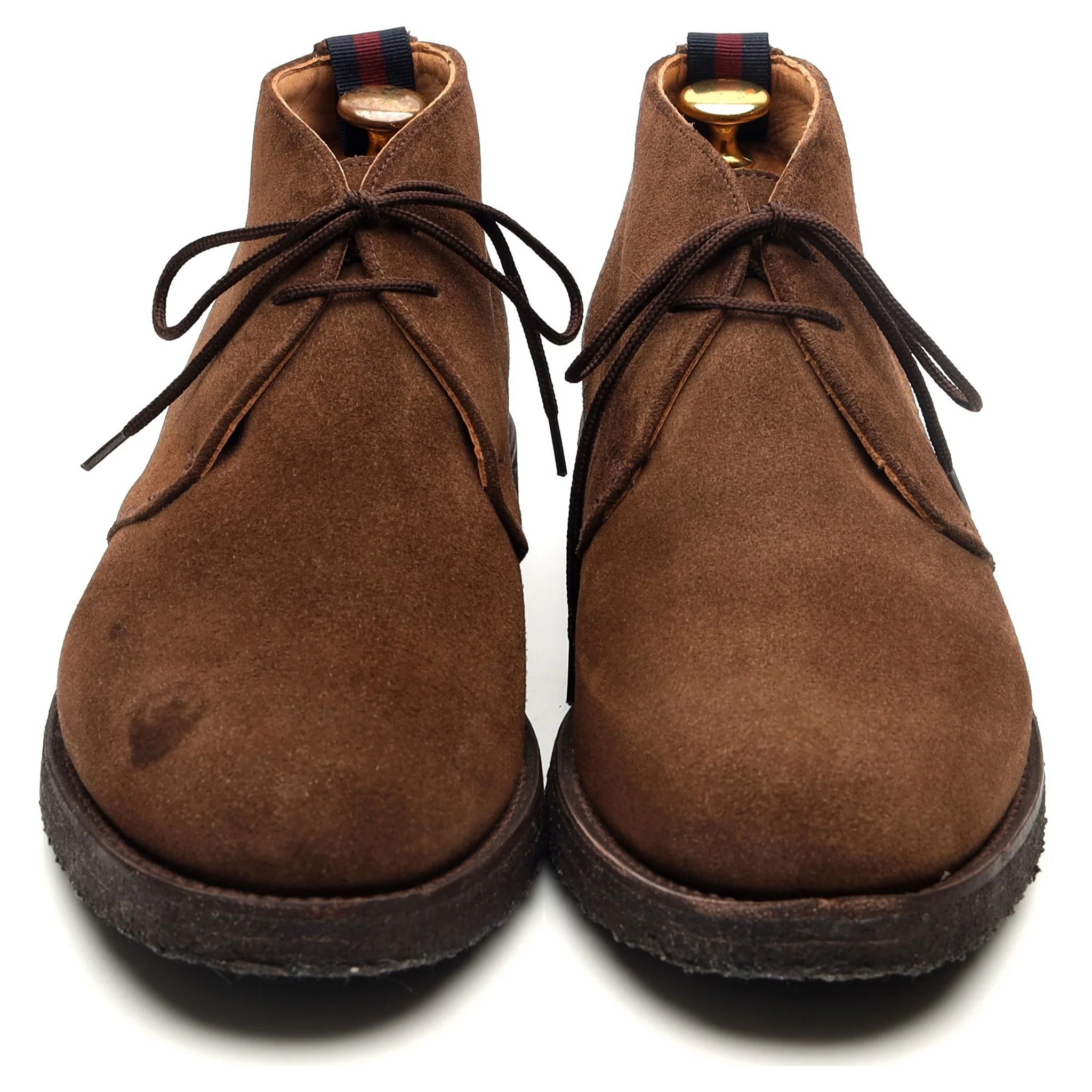 'Finley' Brown Suede Chukka Boots UK 8 F - Image 9