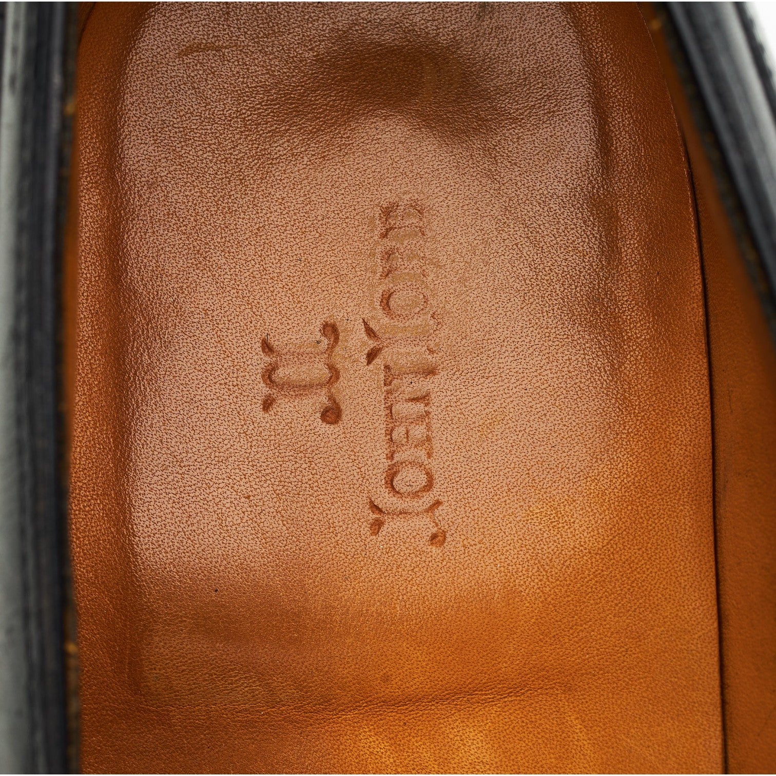 'Sandown' Black Leather Loafers UK 7.5 E - Image 6