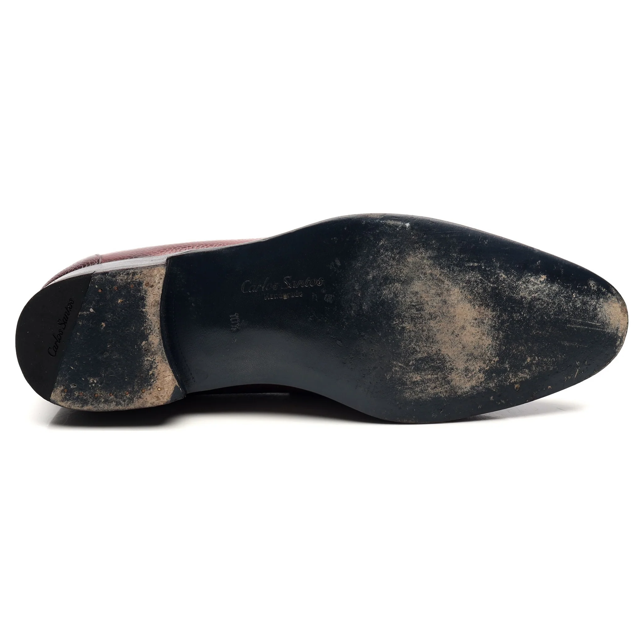 Herring Burgundy Leather Loafers UK 10.5 - Image 11