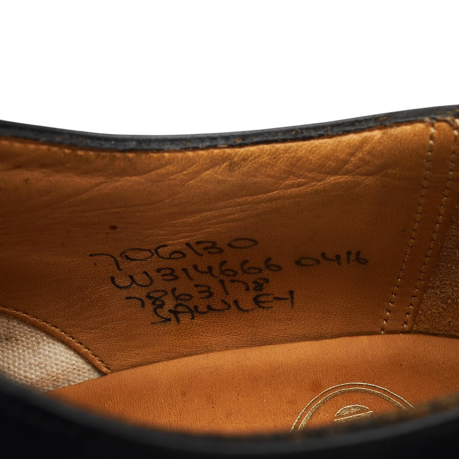 'Sawley' Black Leather Derby UK 7 G - Image 7