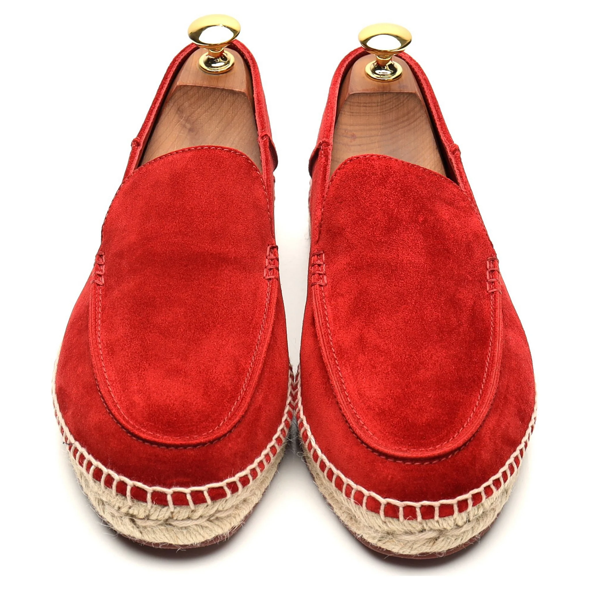 'Seaside Walk' Red Suede Espadrilles UK 6 EU 40 - Image 2