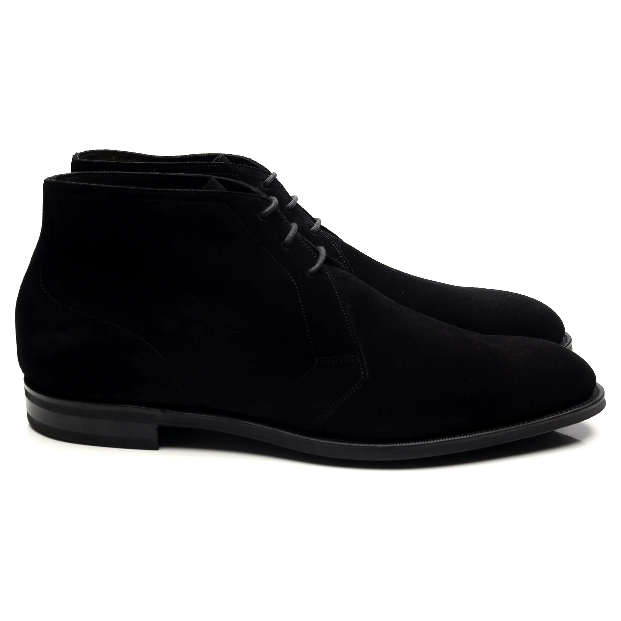 'Shanklin' Black Suede Chukka Boots UK 9 E - Image 6
