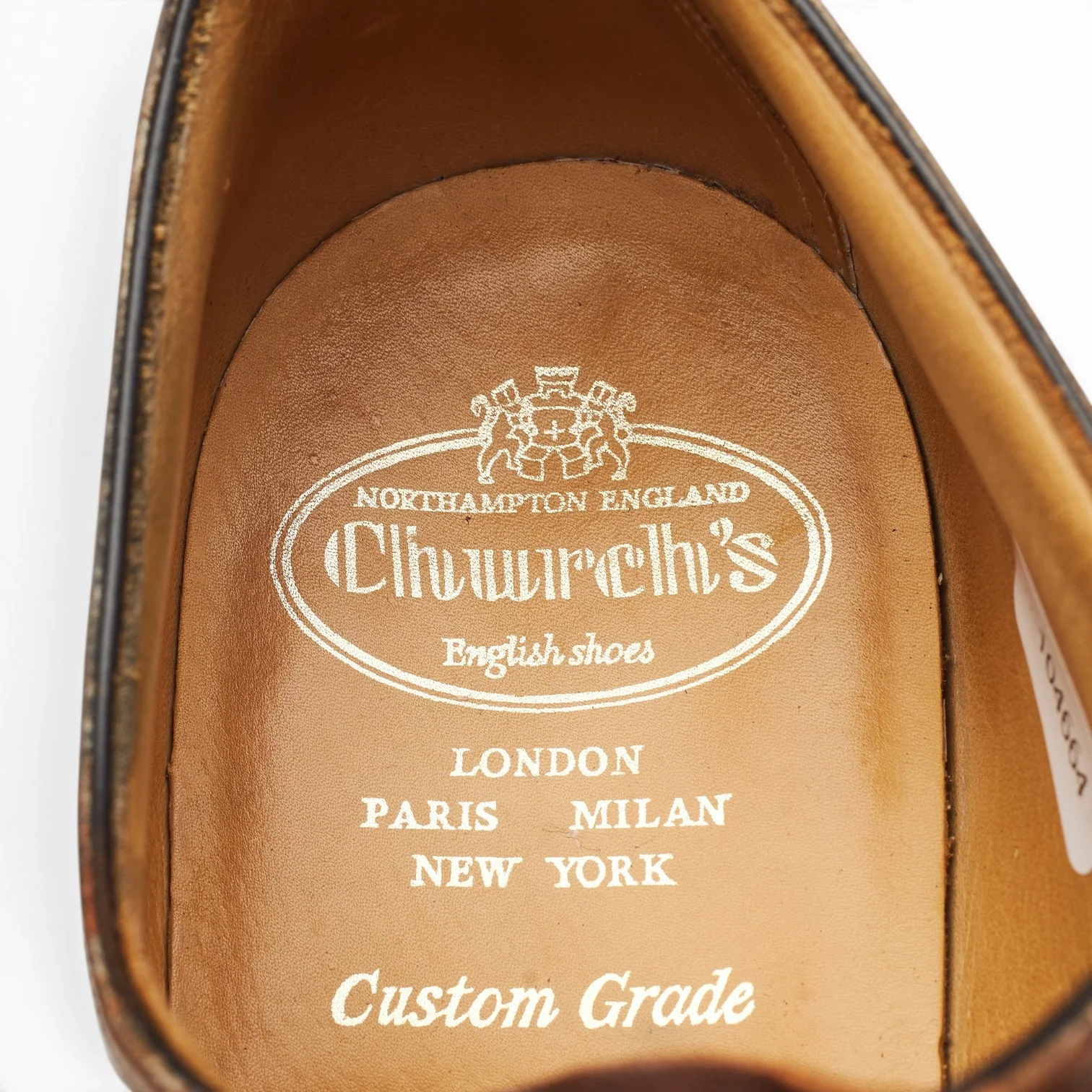 'Shannon' Tan Brown Leather Derby UK 10.5 F - Image 6