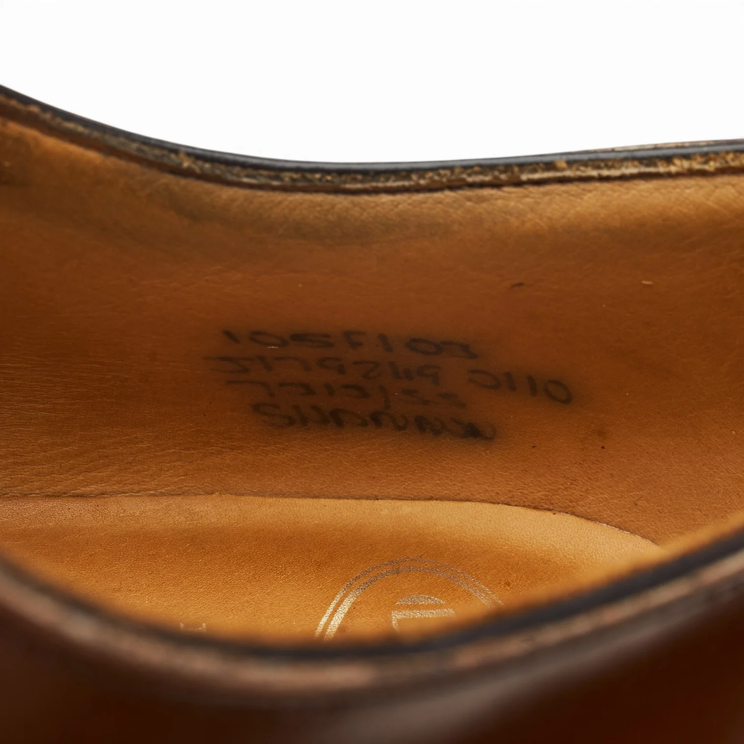 'Shannon' Tan Brown Leather Derby UK 10.5 F - Image 7