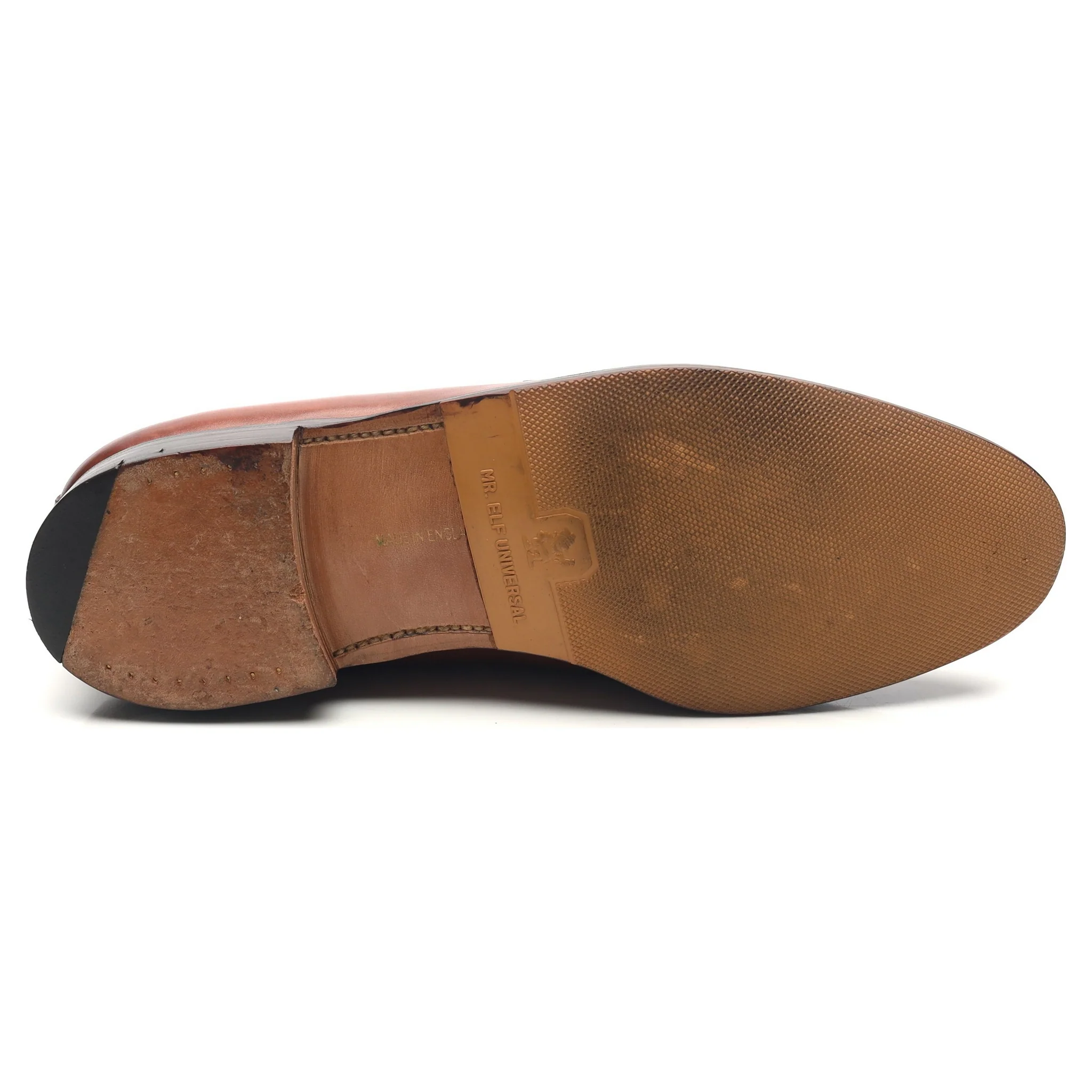 Shipton & Heneage 'Arran' Tan Brown Leather Loafers UK 9.5 F - Image 11