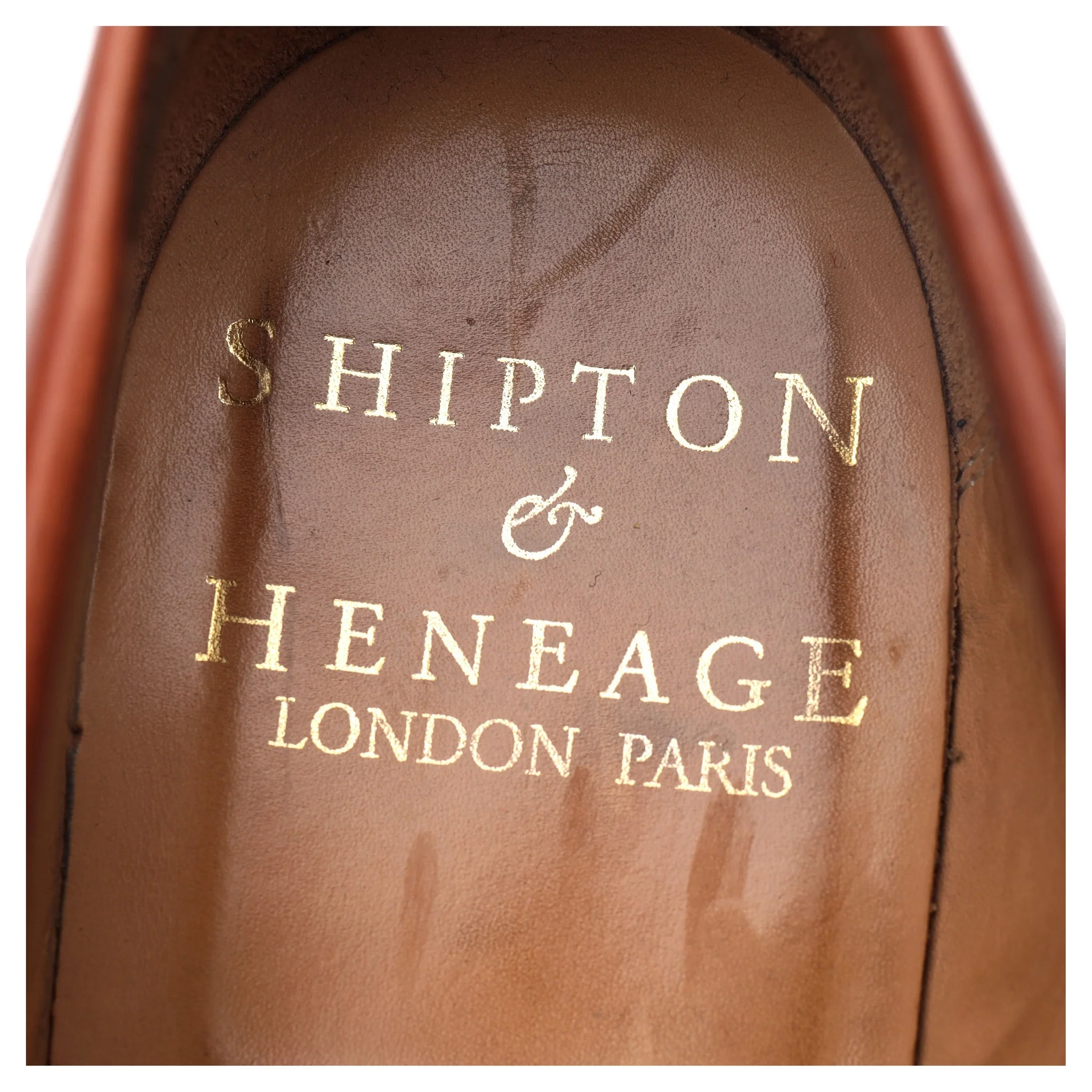 Shipton & Heneage 'Arran' Tan Brown Leather Loafers UK 9.5 F - Image 12