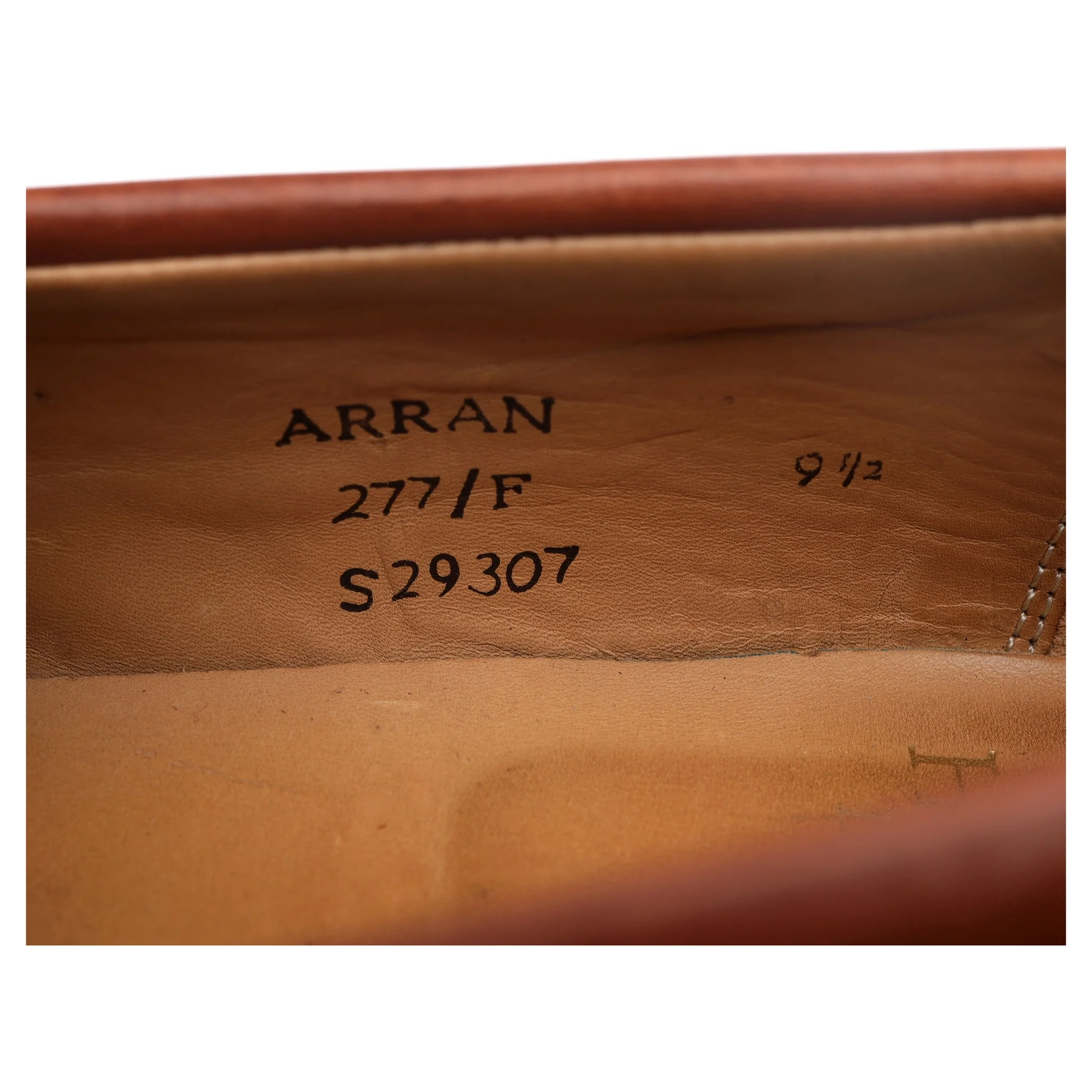 Shipton & Heneage 'Arran' Tan Brown Leather Loafers UK 9.5 F - Image 13