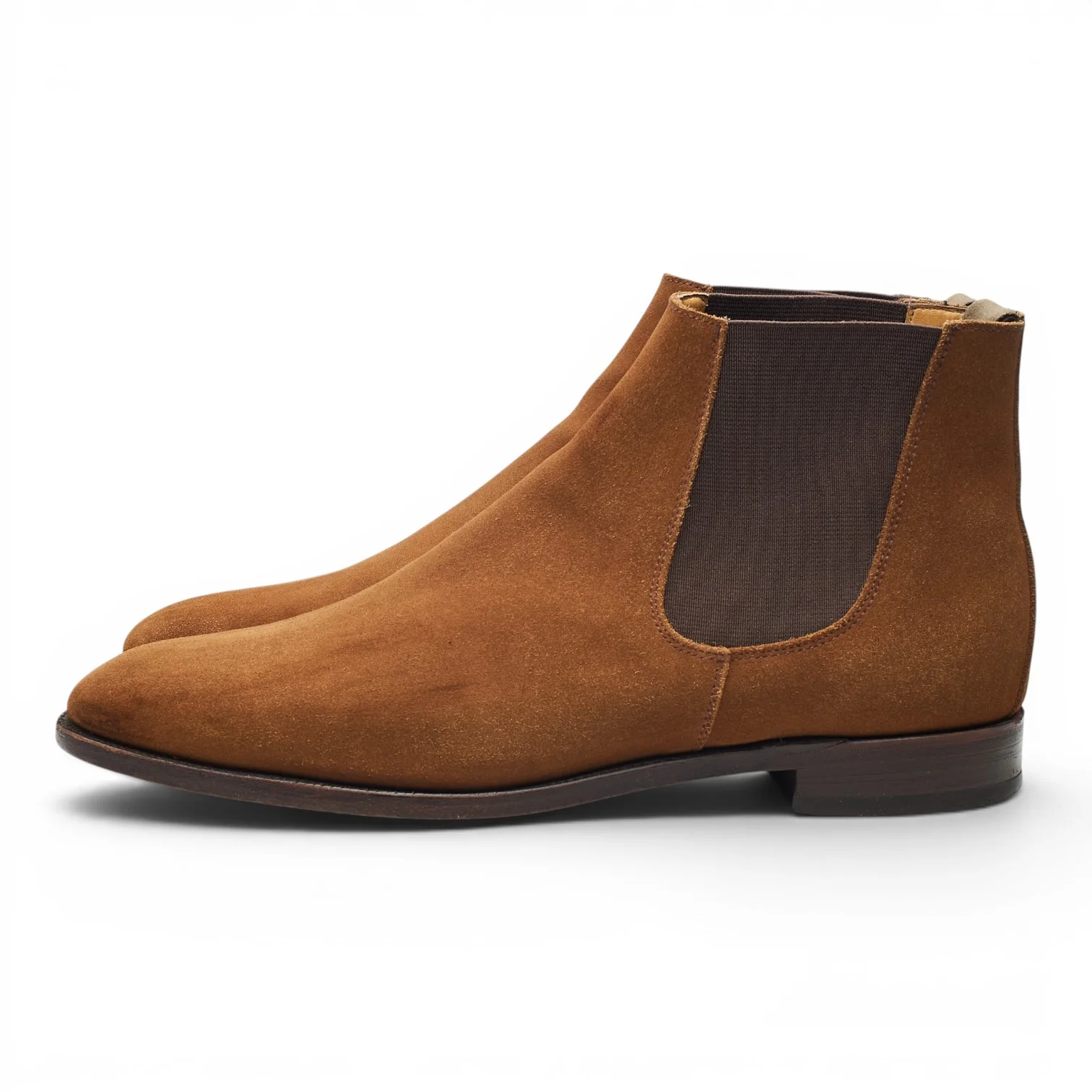Shipton & Heneage 'Bromely' Snuff Brown Suede Chelsea Boots UK 11 F - Image 3