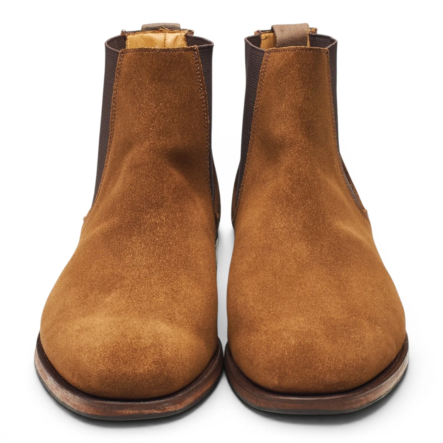 Shipton & Heneage 'Bromley' Snuff Brown Suede Chelsea Boots UK 10 F - Image 2