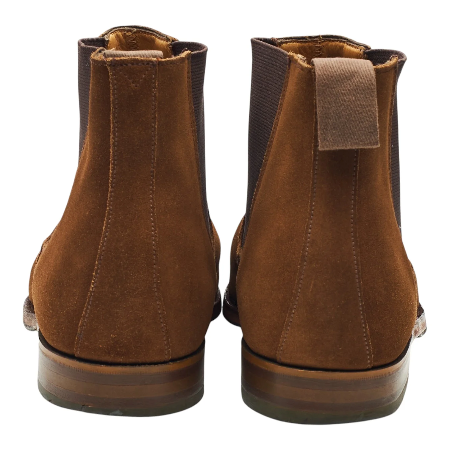 Shipton & Heneage 'Bromley' Snuff Brown Suede Chelsea Boots UK 10 F - Image 4