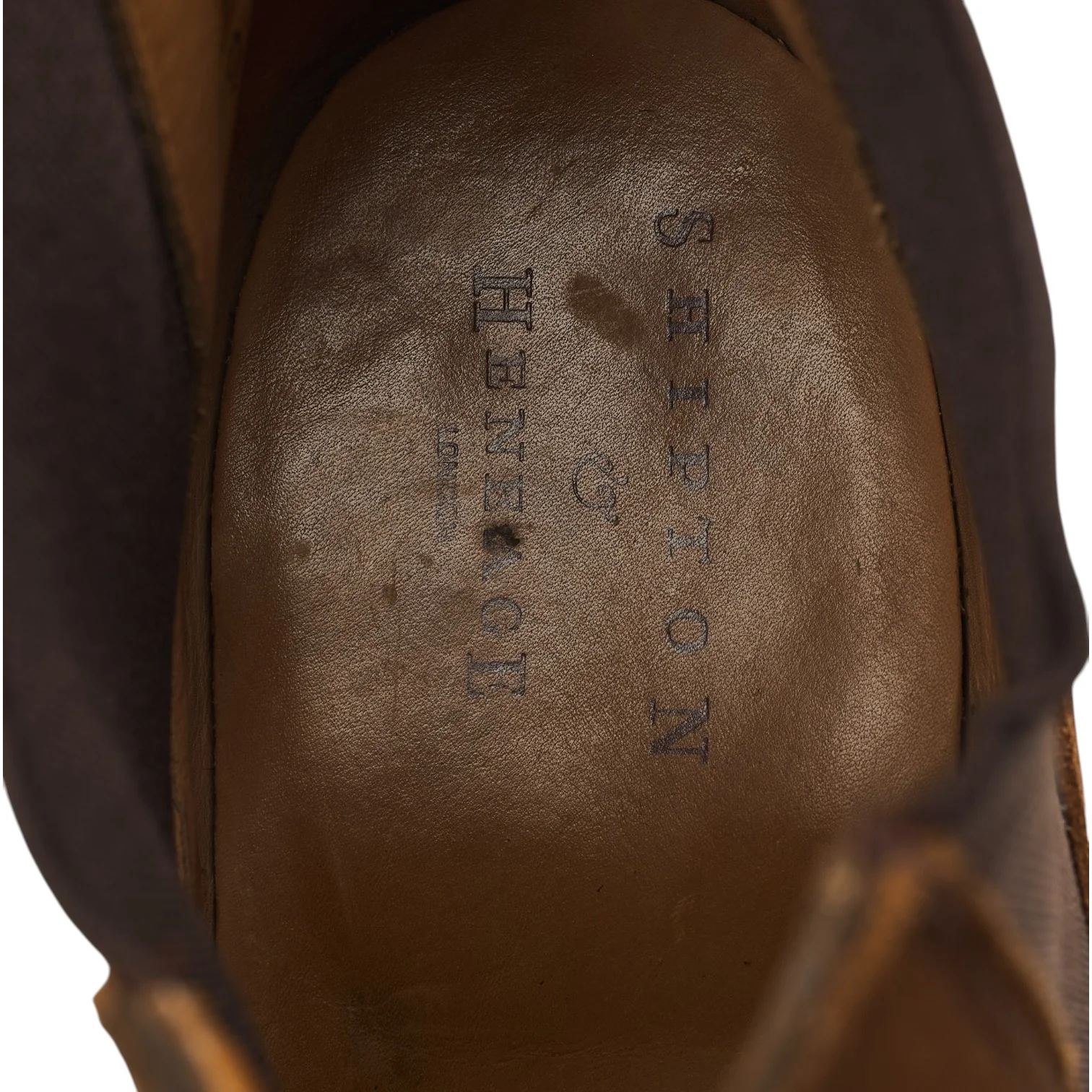 Shipton & Heneage 'Bromley' Snuff Brown Suede Chelsea Boots UK 10 F - Image 6