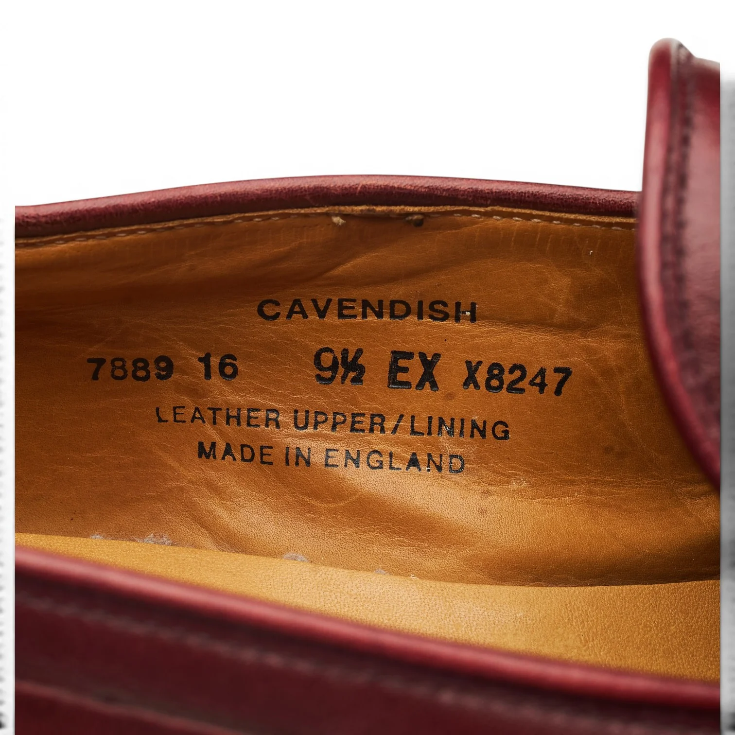 Shipton & Heneage 'Cavendish' Burgundy Leather Tassel Loafers UK 9.5 EX - Image 7