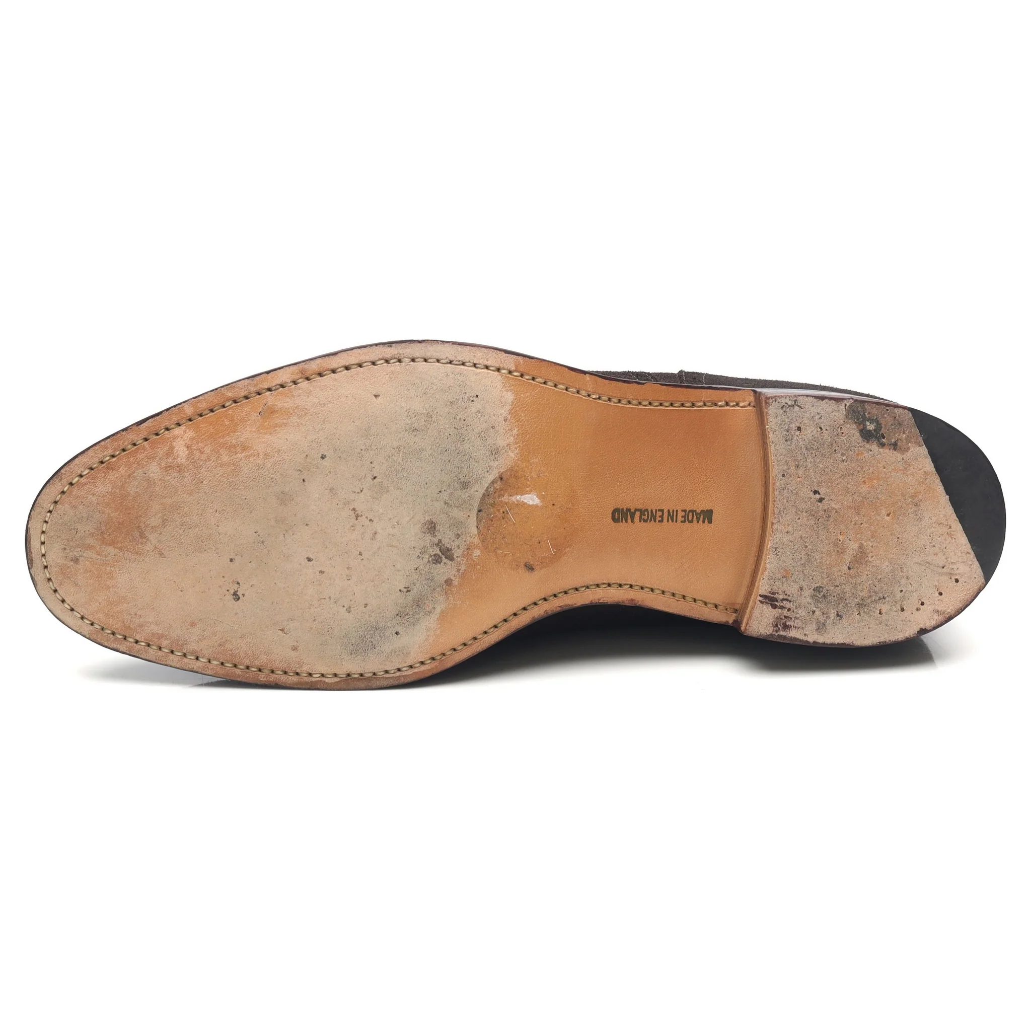 Shipton & Heneage 'Harris' Dark Brown Suede Oxford Brogues UK 8.5 F - Image 10