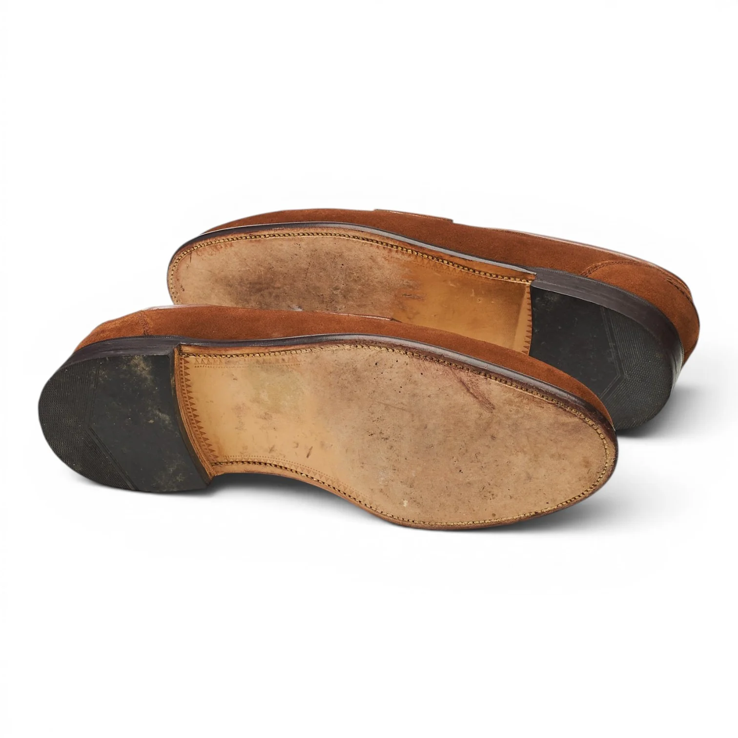 Shipton & Heneage 'Richmond' Snuff Brown Suede Hosebit Loafers UK 10 EX - Image 5