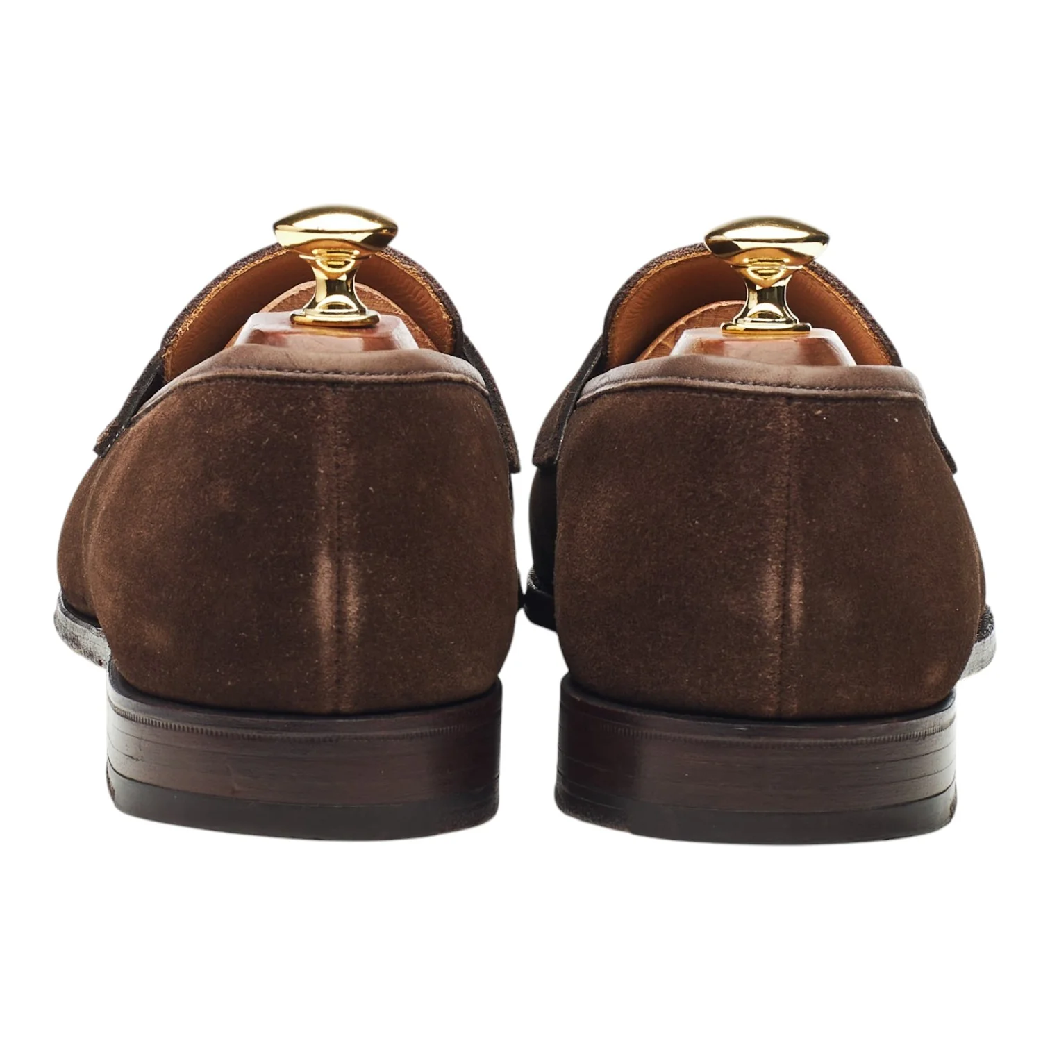 Shipton & Heneage 'Somerset' Dark Brown Suede Loafers UK 8.5 E - Image 4