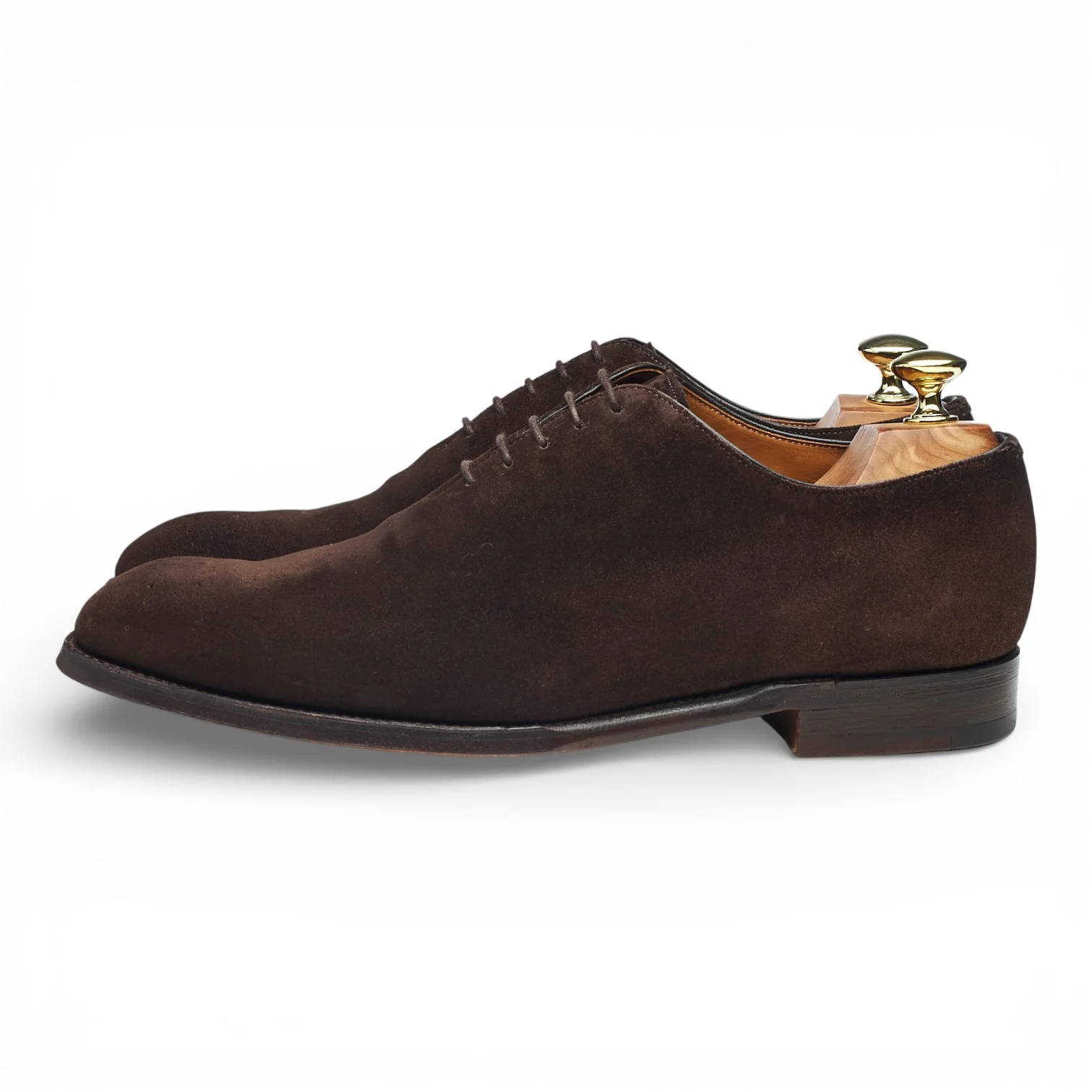 Shipton & Heneage 'Stuart' Dark Brown Suede Wholecut Oxford UK 7.5 F - Image 3